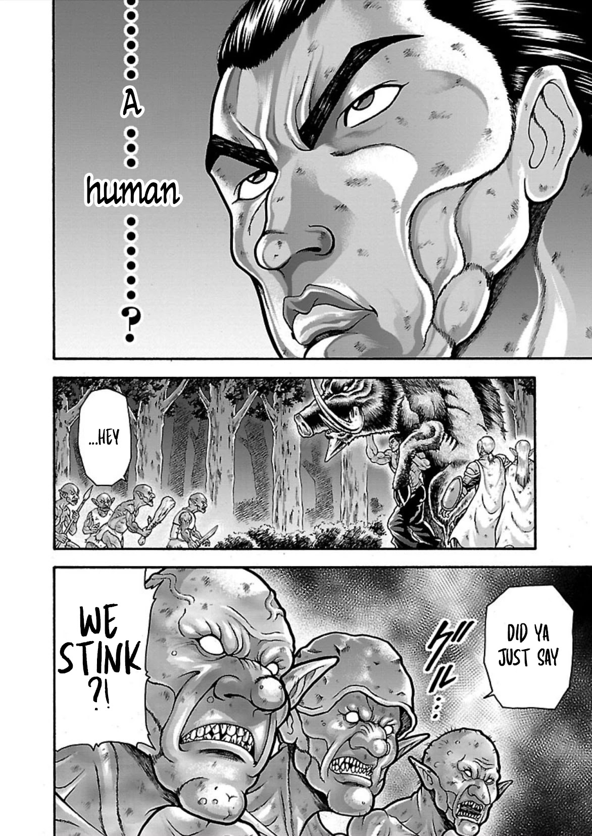 Baki Side Story - Retsu Kaioh Doesn't Mind Even if it's in another World chapter 16 page 9