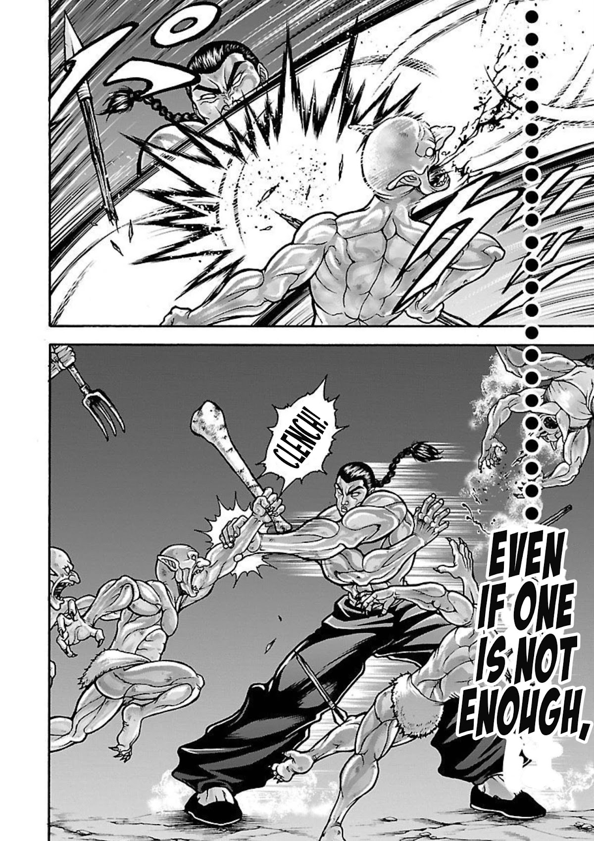 Baki Side Story - Retsu Kaioh Doesn't Mind Even if it's in another World chapter 18 page 9