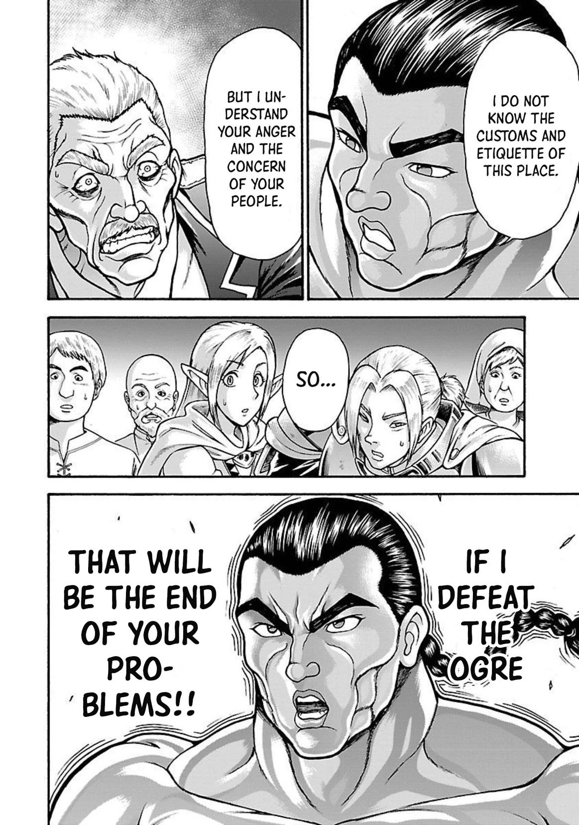 Baki Side Story - Retsu Kaioh Doesn't Mind Even if it's in another World chapter 21 page 10