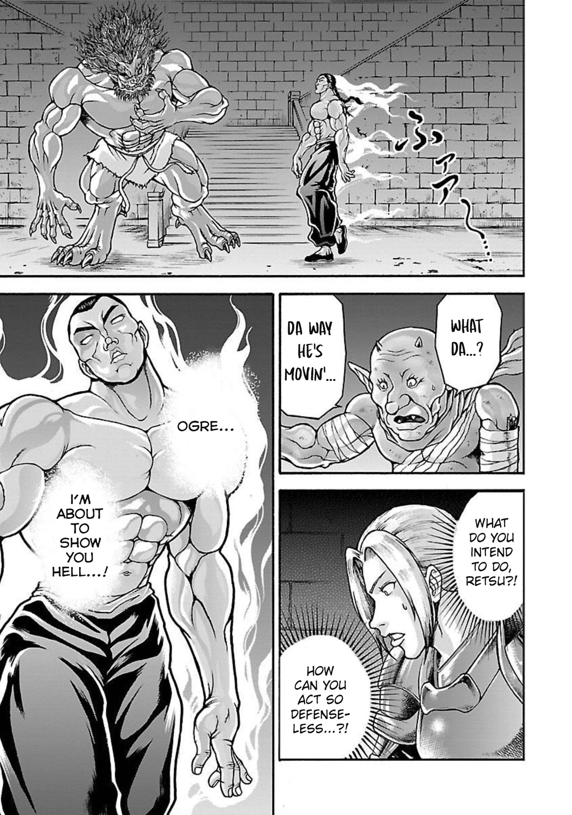 Baki Side Story - Retsu Kaioh Doesn't Mind Even if it's in another World chapter 24 page 5