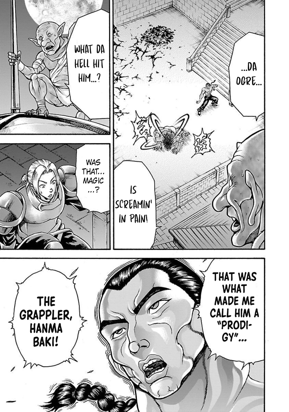 Baki Side Story - Retsu Kaioh Doesn't Mind Even if it's in another World chapter 24 page 8