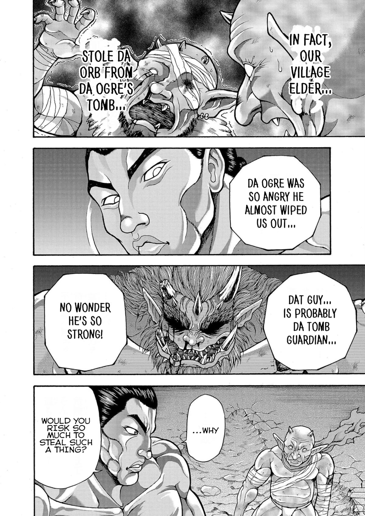 Baki Side Story - Retsu Kaioh Doesn't Mind Even if it's in another World chapter 27 page 9