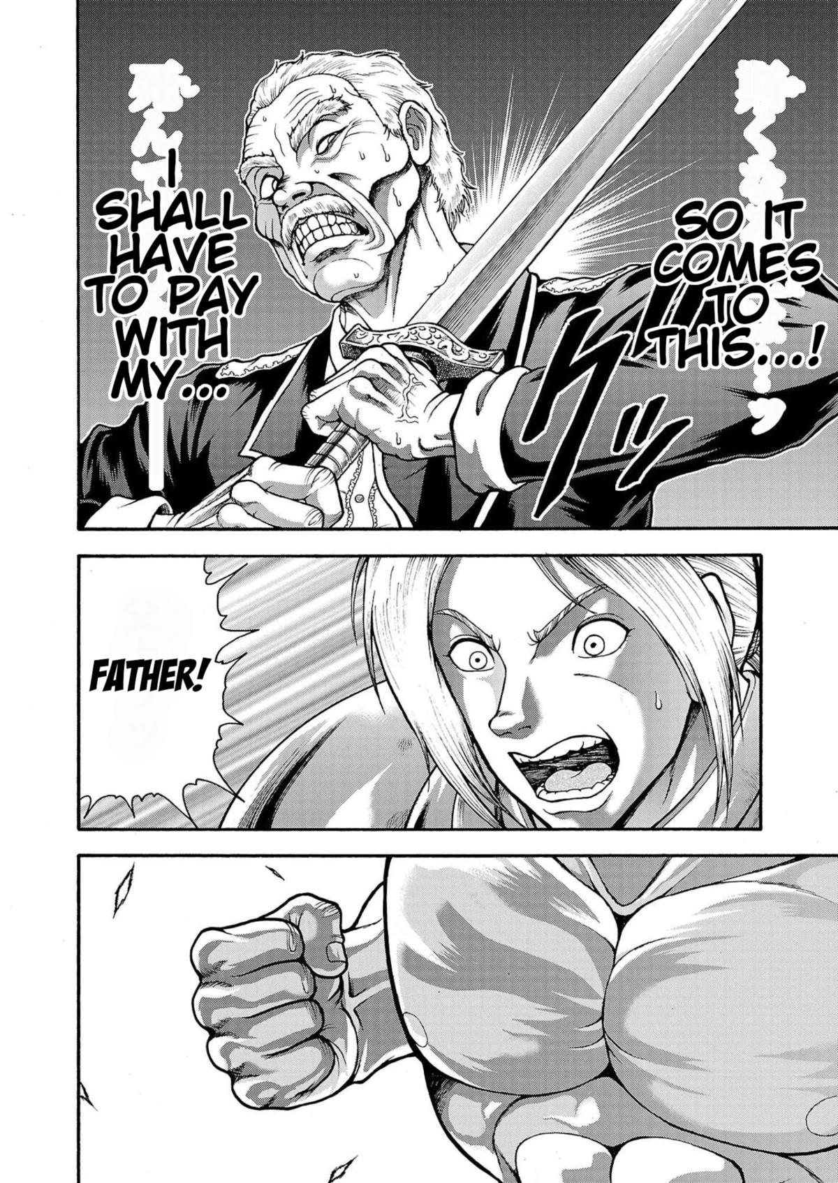 Baki Side Story - Retsu Kaioh Doesn't Mind Even if it's in another World chapter 28 page 4