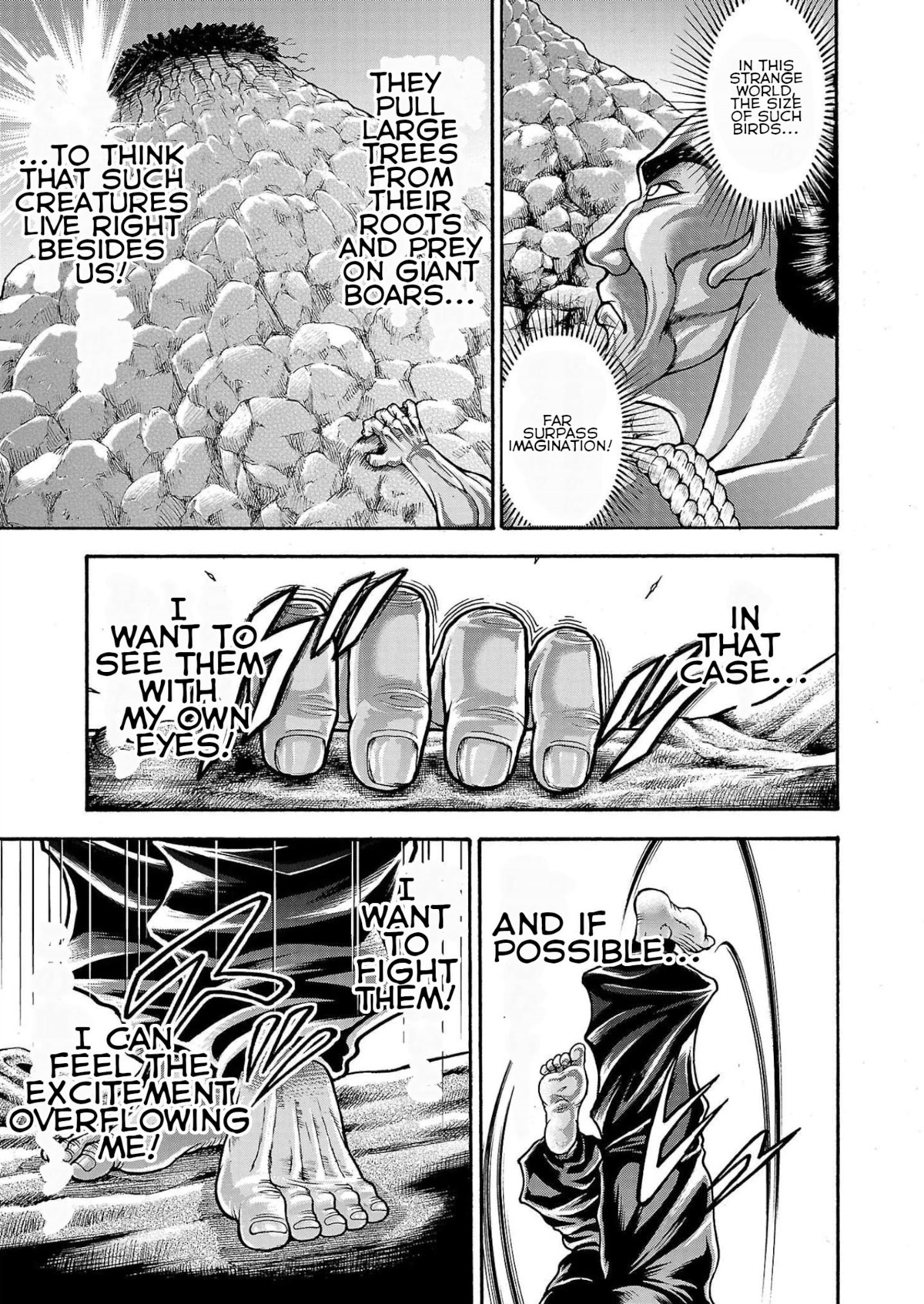 Baki Side Story - Retsu Kaioh Doesn't Mind Even if it's in another World chapter 29 page 13