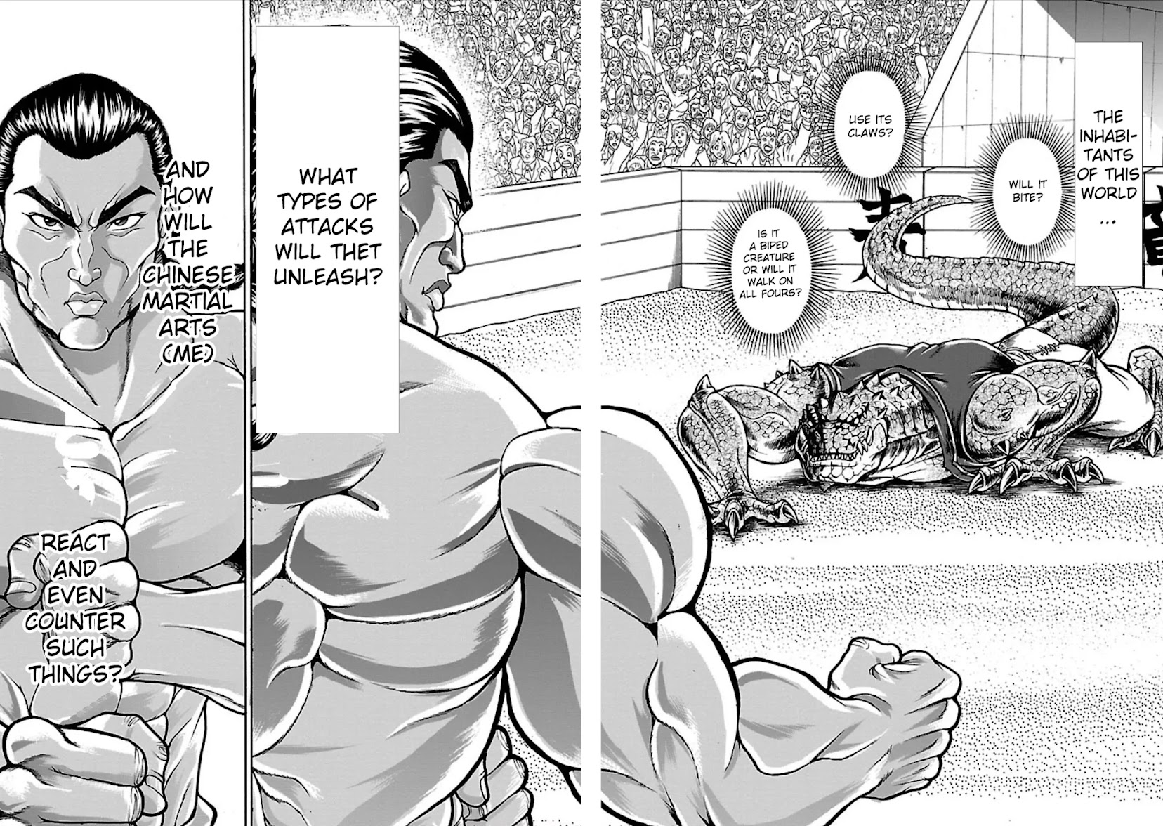 Baki Side Story - Retsu Kaioh Doesn't Mind Even if it's in another World chapter 3 page 16