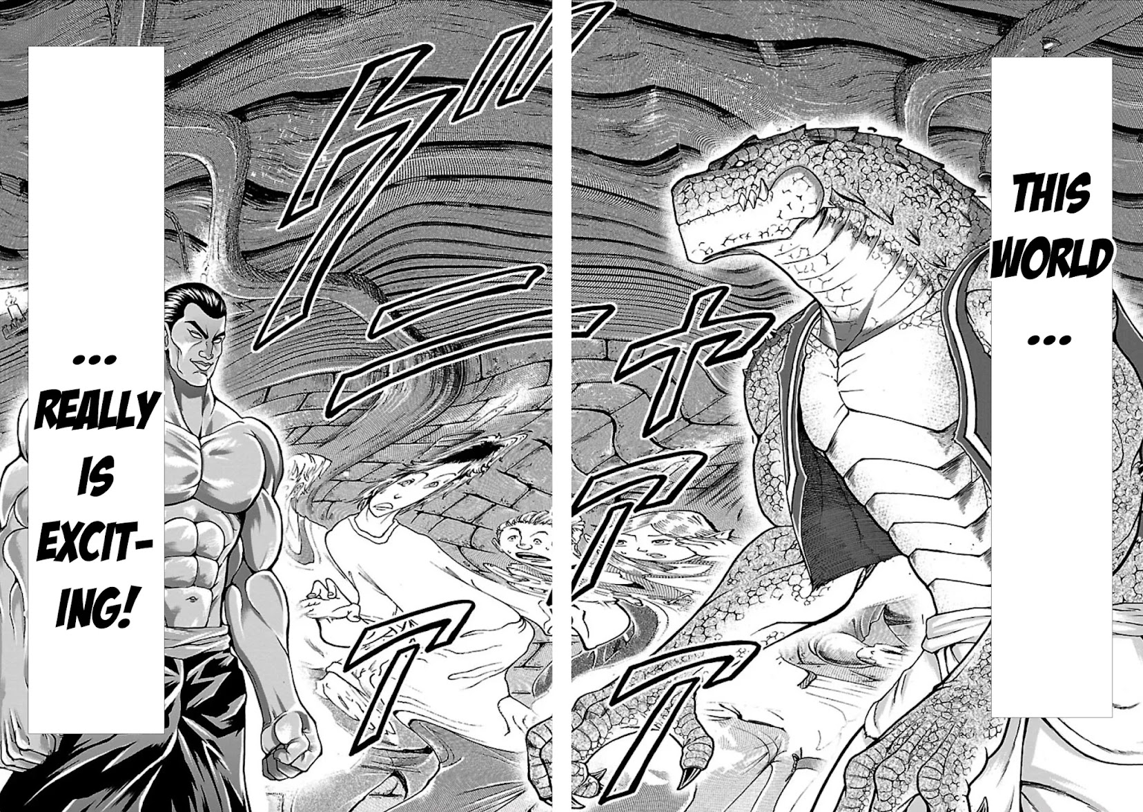 Baki Side Story - Retsu Kaioh Doesn't Mind Even if it's in another World chapter 3 page 19