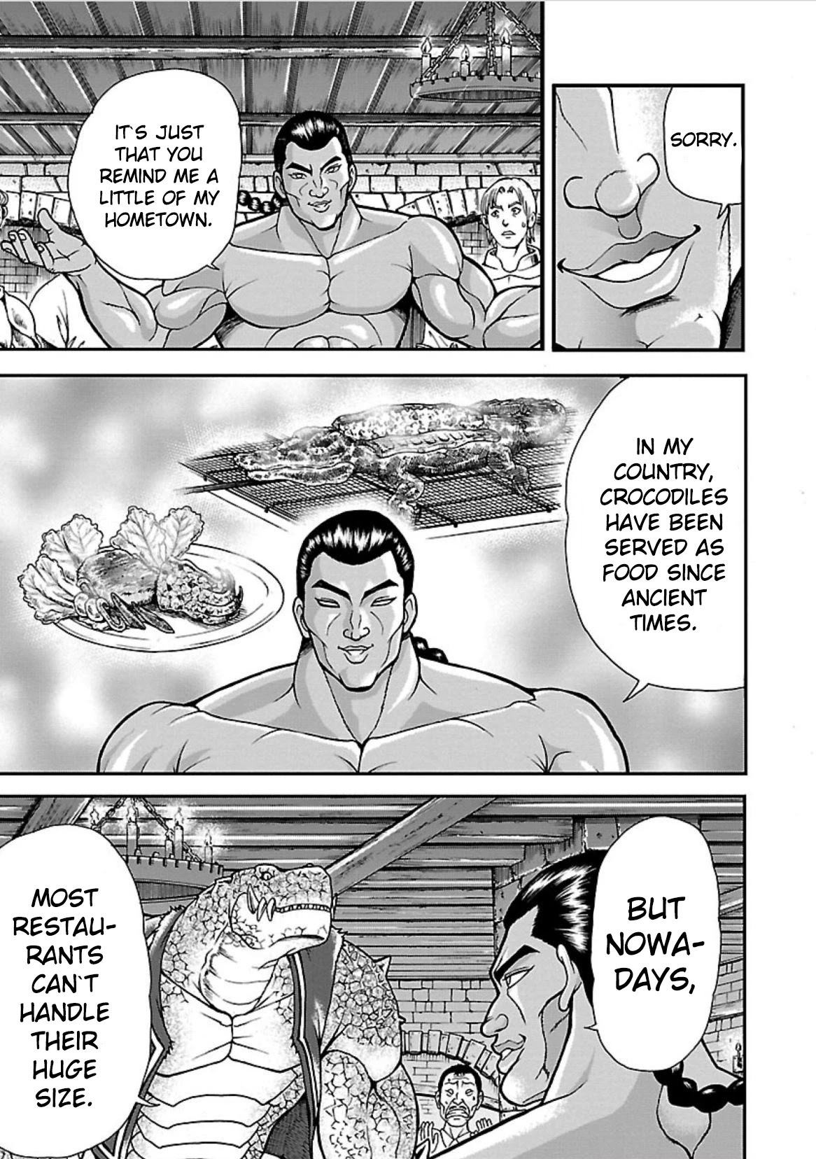 Baki Side Story - Retsu Kaioh Doesn't Mind Even if it's in another World chapter 3 page 21