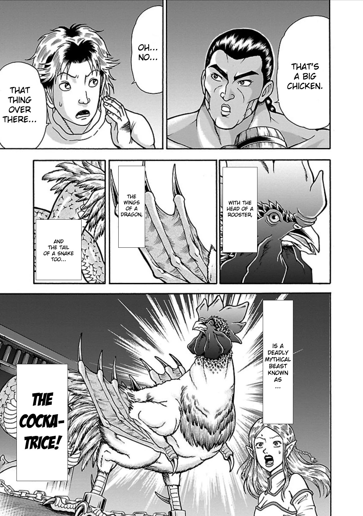 Baki Side Story - Retsu Kaioh Doesn't Mind Even if it's in another World chapter 3 page 9