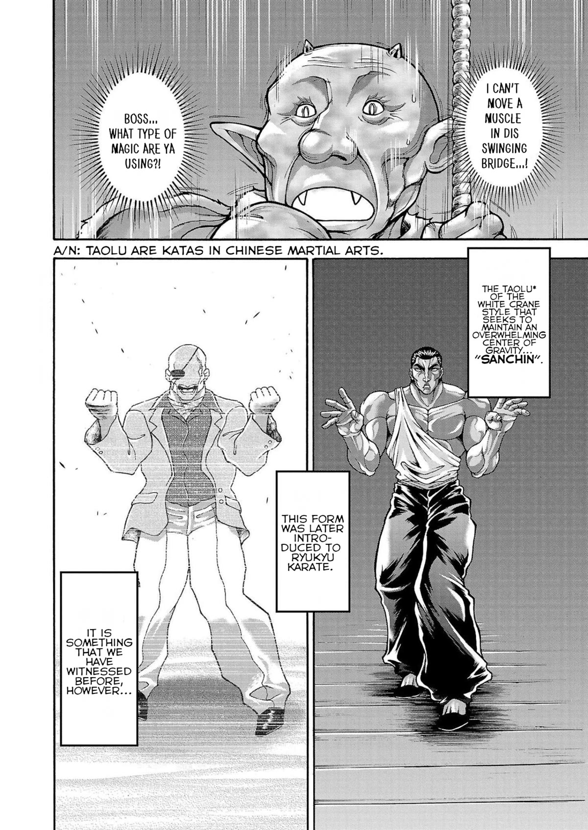 Baki Side Story - Retsu Kaioh Doesn't Mind Even if it's in another World chapter 32 page 10