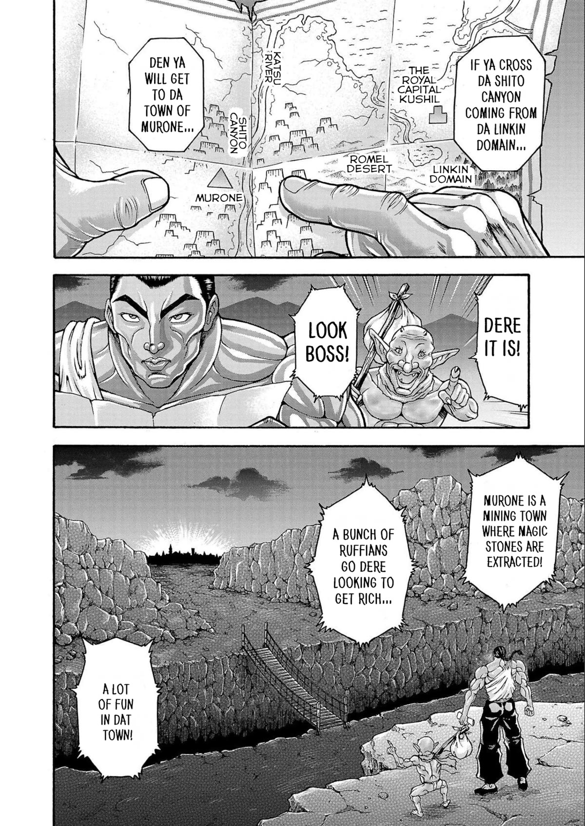 Baki Side Story - Retsu Kaioh Doesn't Mind Even if it's in another World chapter 32 page 2