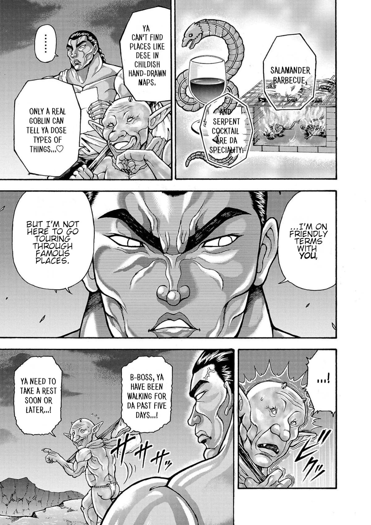 Baki Side Story - Retsu Kaioh Doesn't Mind Even if it's in another World chapter 32 page 3