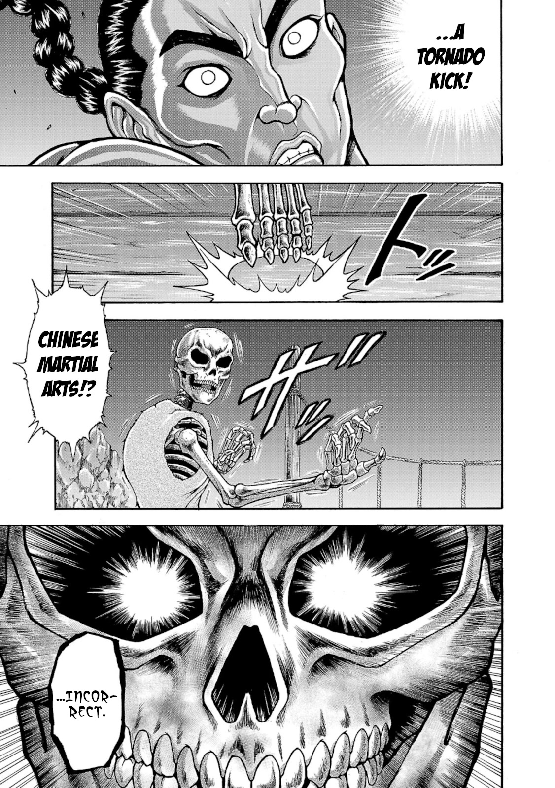 Baki Side Story - Retsu Kaioh Doesn't Mind Even if it's in another World chapter 33 page 11