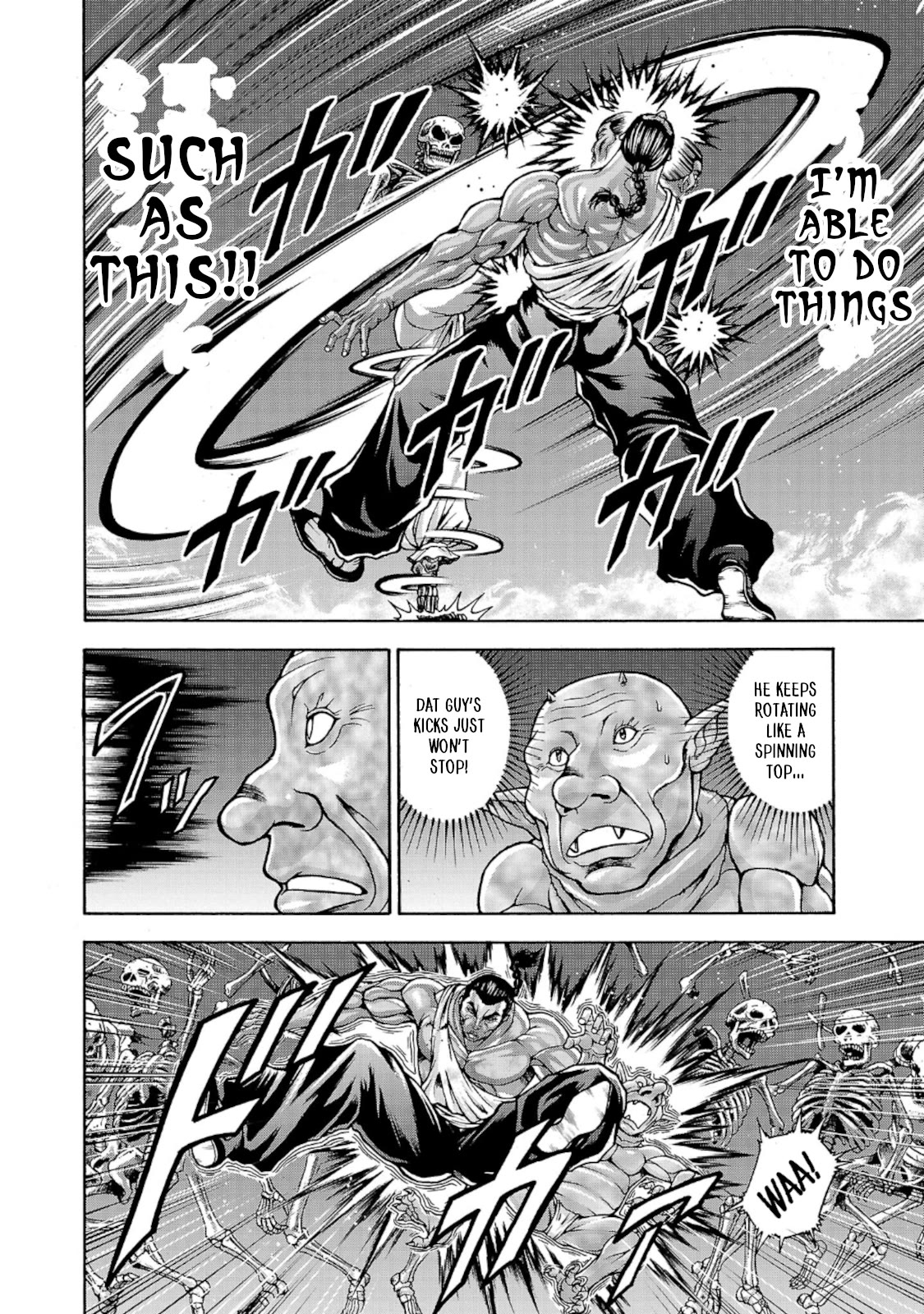Baki Side Story - Retsu Kaioh Doesn't Mind Even if it's in another World chapter 34 page 12