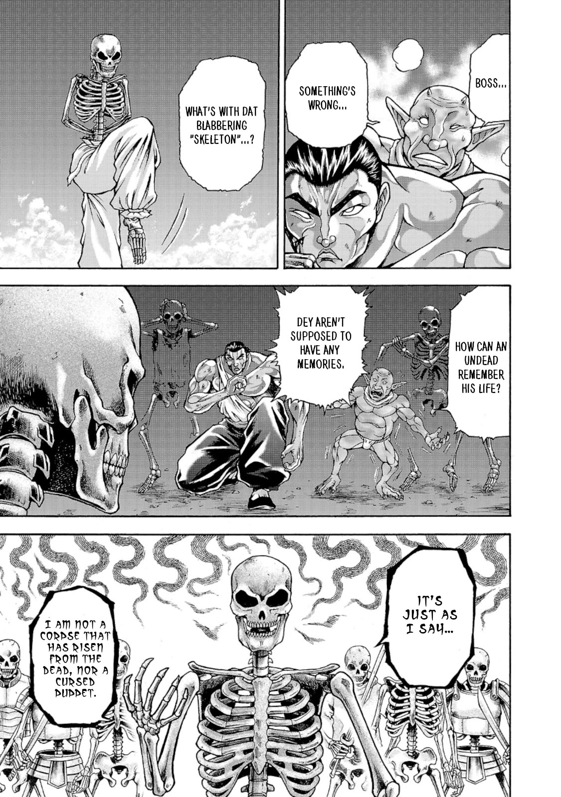 Baki Side Story - Retsu Kaioh Doesn't Mind Even if it's in another World chapter 34 page 13