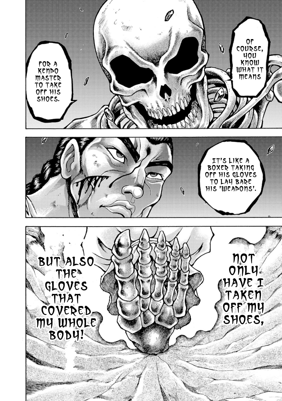 Baki Side Story - Retsu Kaioh Doesn't Mind Even if it's in another World chapter 34 page 17