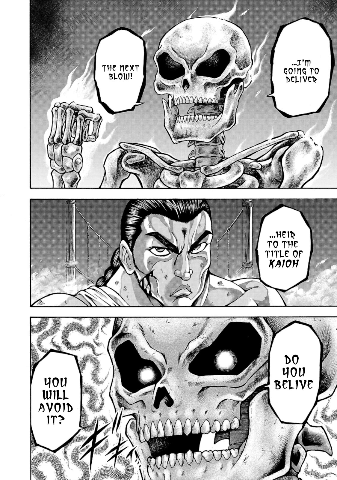 Baki Side Story - Retsu Kaioh Doesn't Mind Even if it's in another World chapter 34 page 19