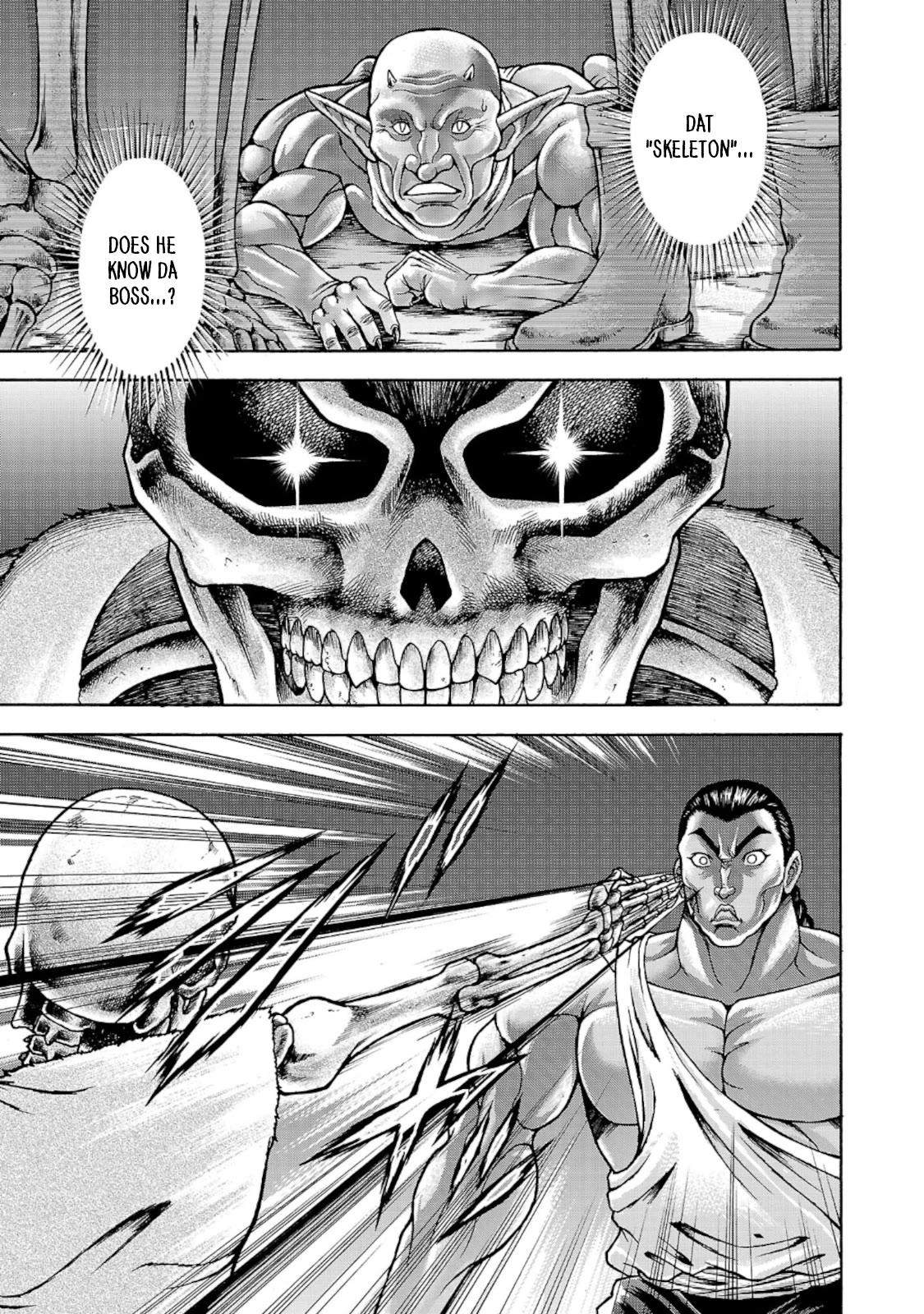 Baki Side Story - Retsu Kaioh Doesn't Mind Even if it's in another World chapter 34 page 3