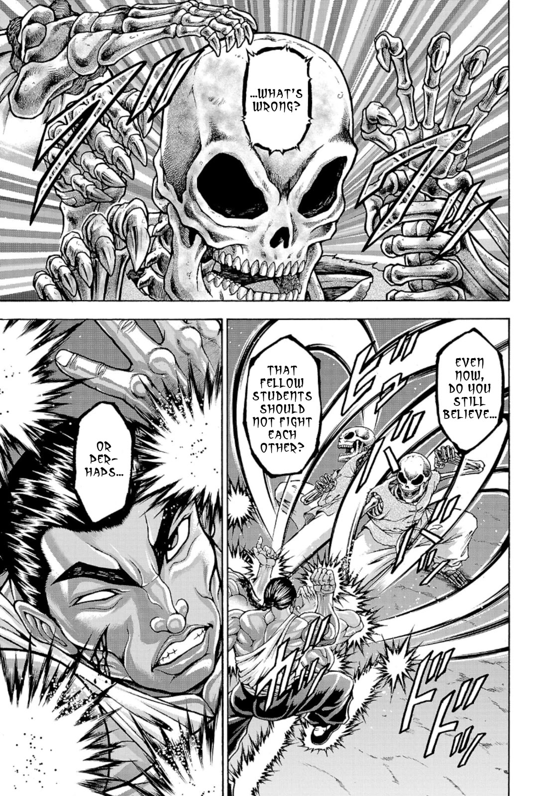 Baki Side Story - Retsu Kaioh Doesn't Mind Even if it's in another World chapter 34 page 5