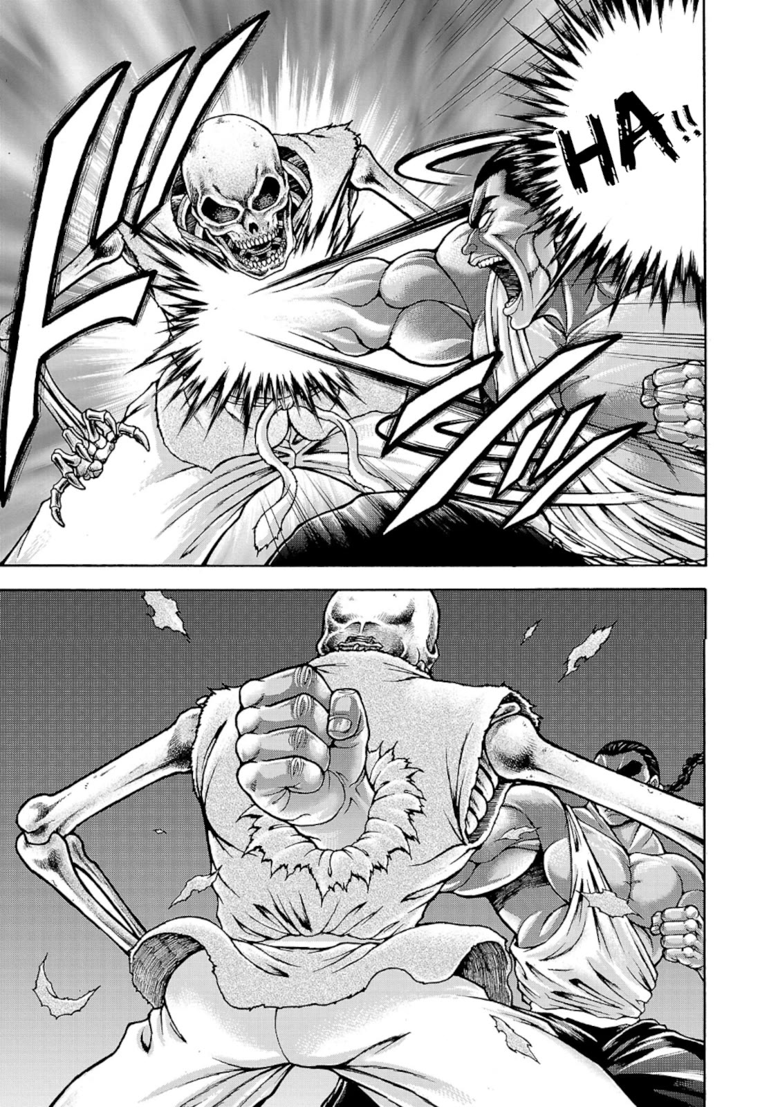 Baki Side Story - Retsu Kaioh Doesn't Mind Even if it's in another World chapter 34 page 7