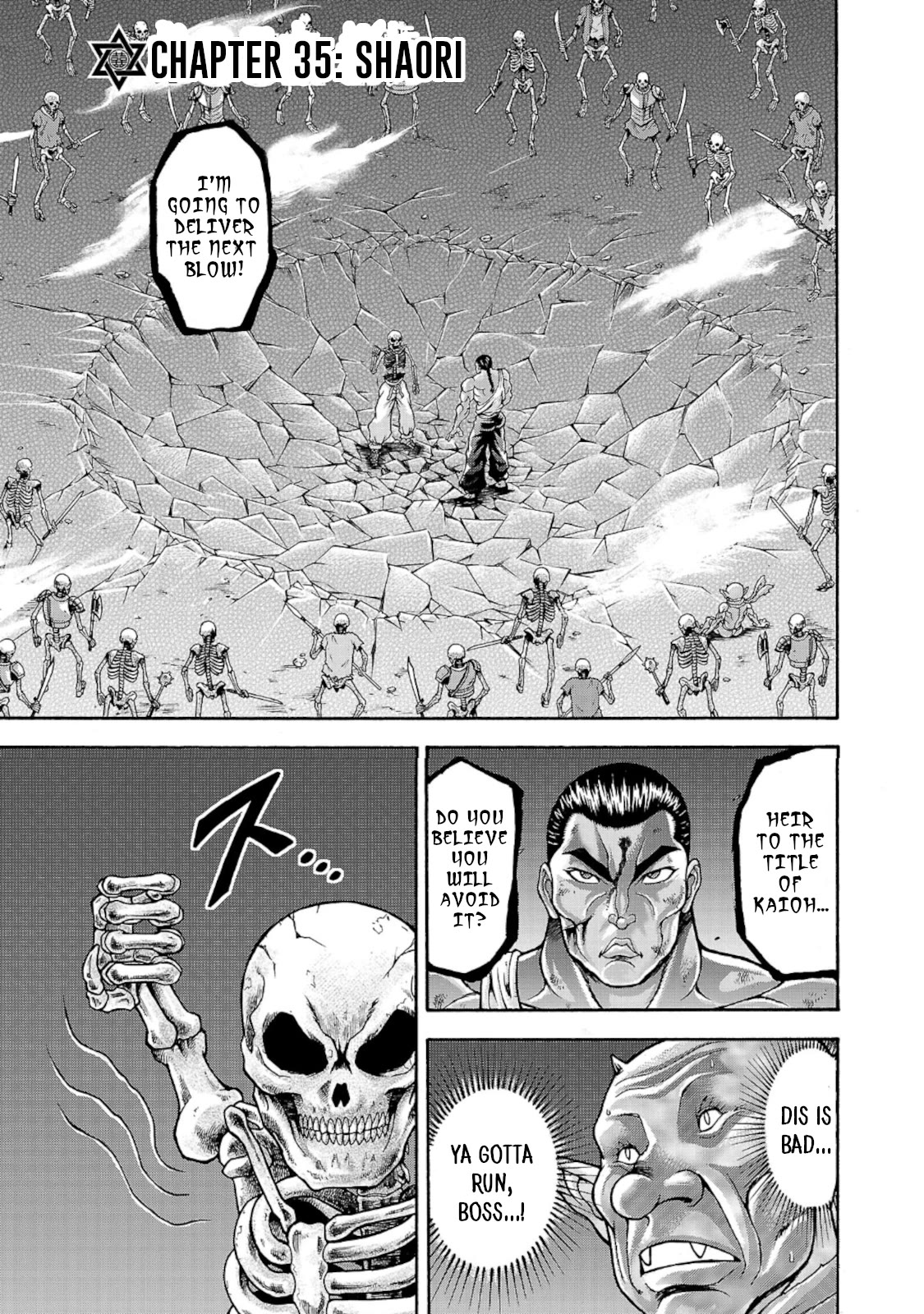 Baki Side Story - Retsu Kaioh Doesn't Mind Even if it's in another World chapter 35 page 1