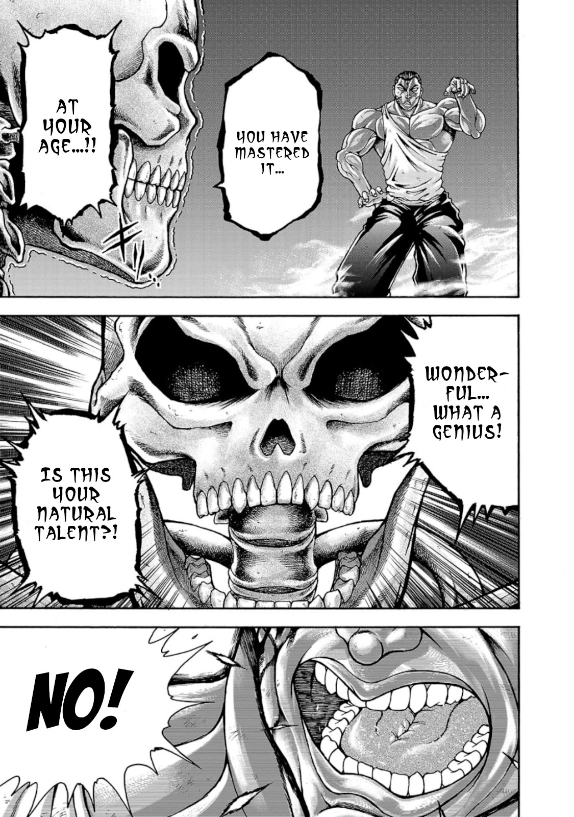 Baki Side Story - Retsu Kaioh Doesn't Mind Even if it's in another World chapter 35 page 10