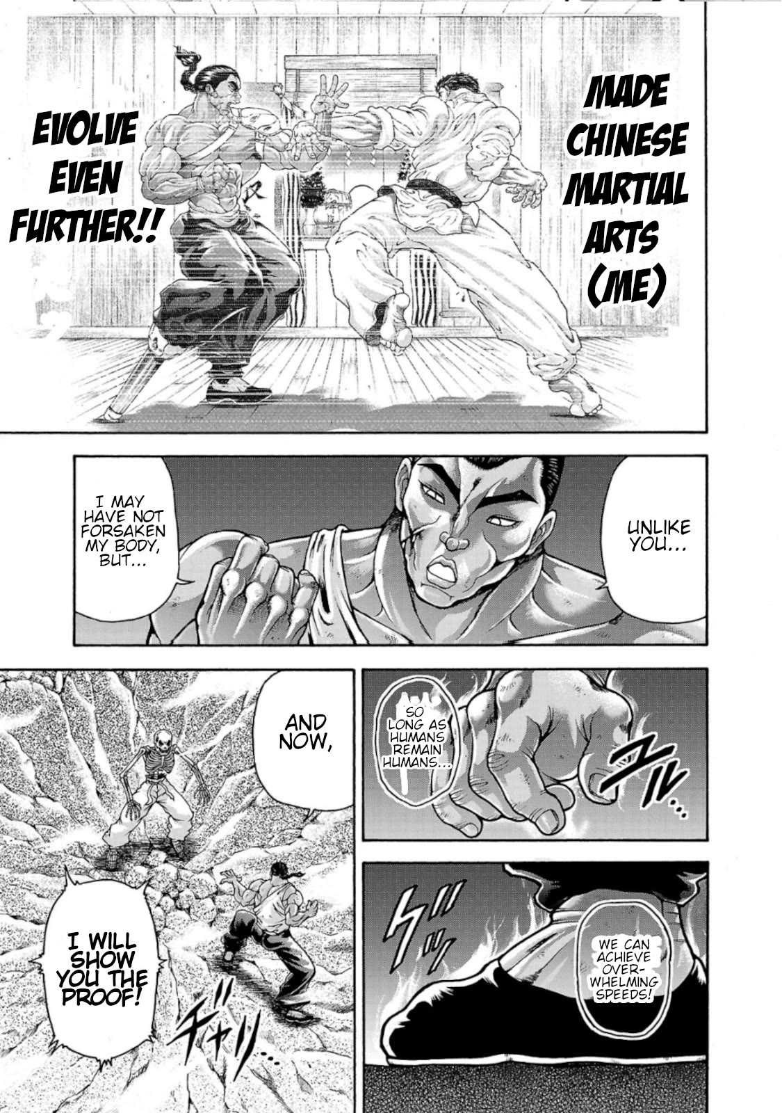 Baki Side Story - Retsu Kaioh Doesn't Mind Even if it's in another World chapter 35 page 12