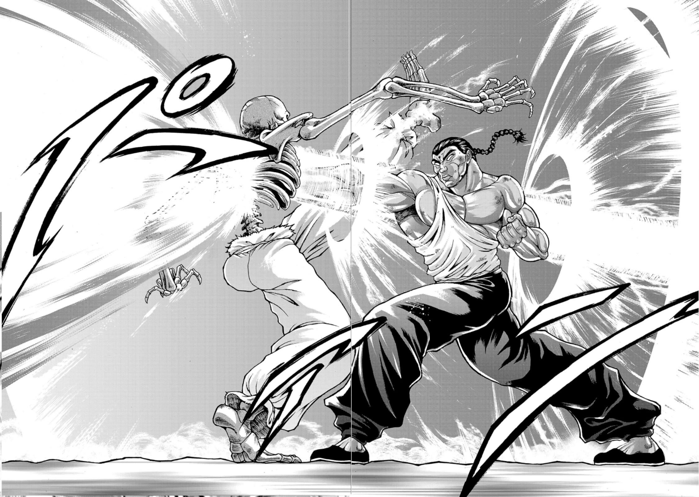 Baki Side Story - Retsu Kaioh Doesn't Mind Even if it's in another World chapter 35 page 17