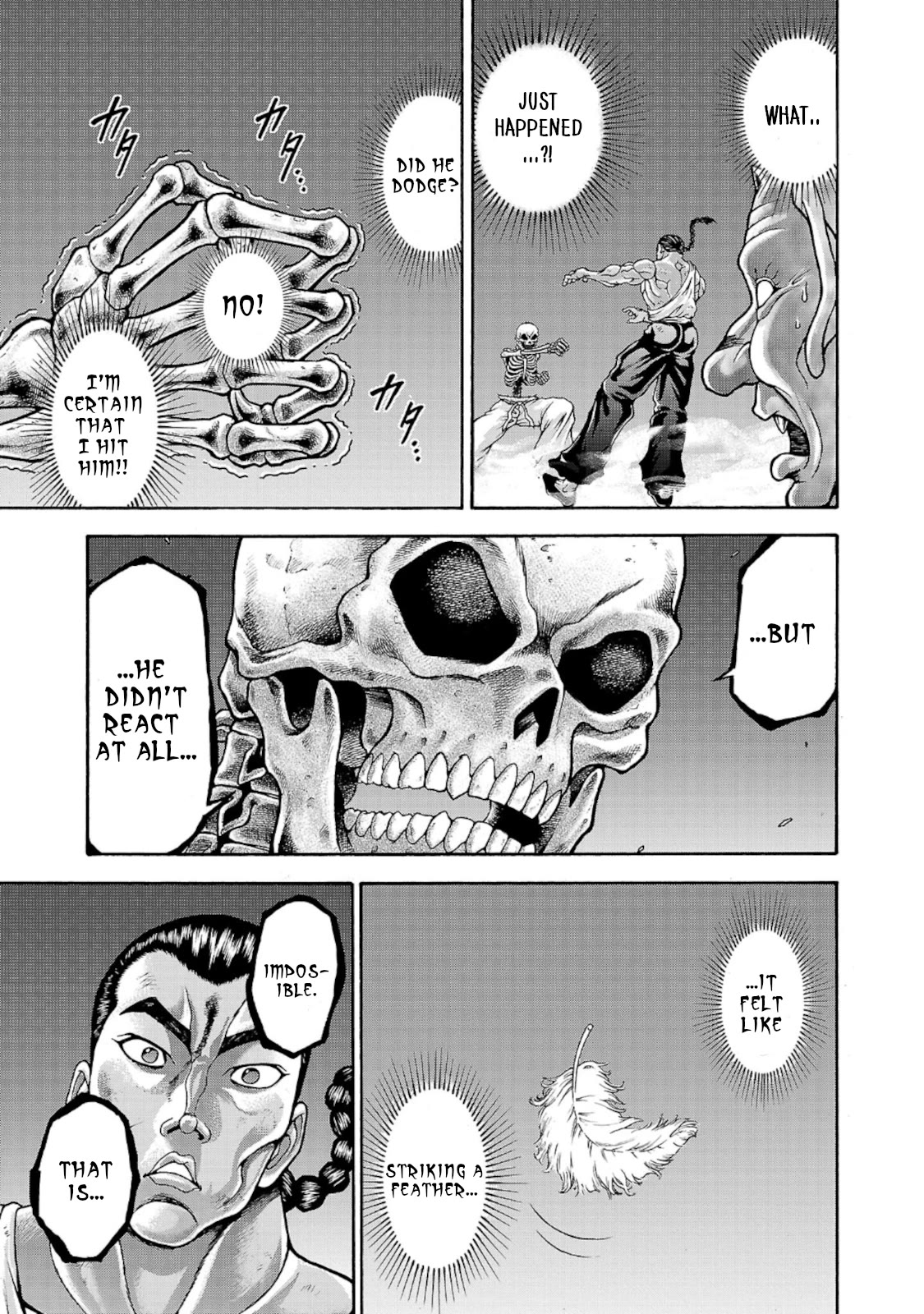 Baki Side Story - Retsu Kaioh Doesn't Mind Even if it's in another World chapter 35 page 8