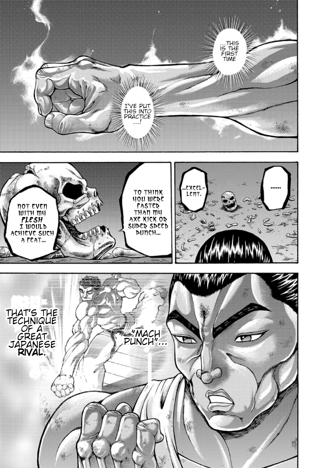 Baki Side Story - Retsu Kaioh Doesn't Mind Even if it's in another World chapter 36 page 3