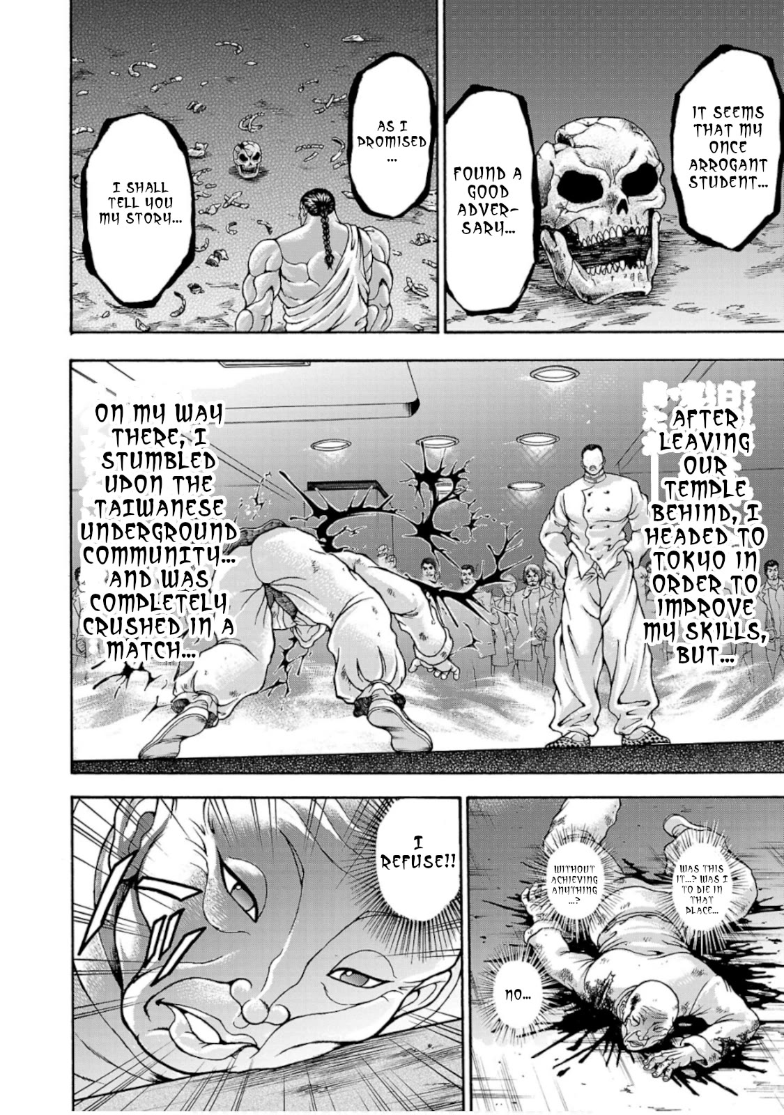 Baki Side Story - Retsu Kaioh Doesn't Mind Even if it's in another World chapter 36 page 4