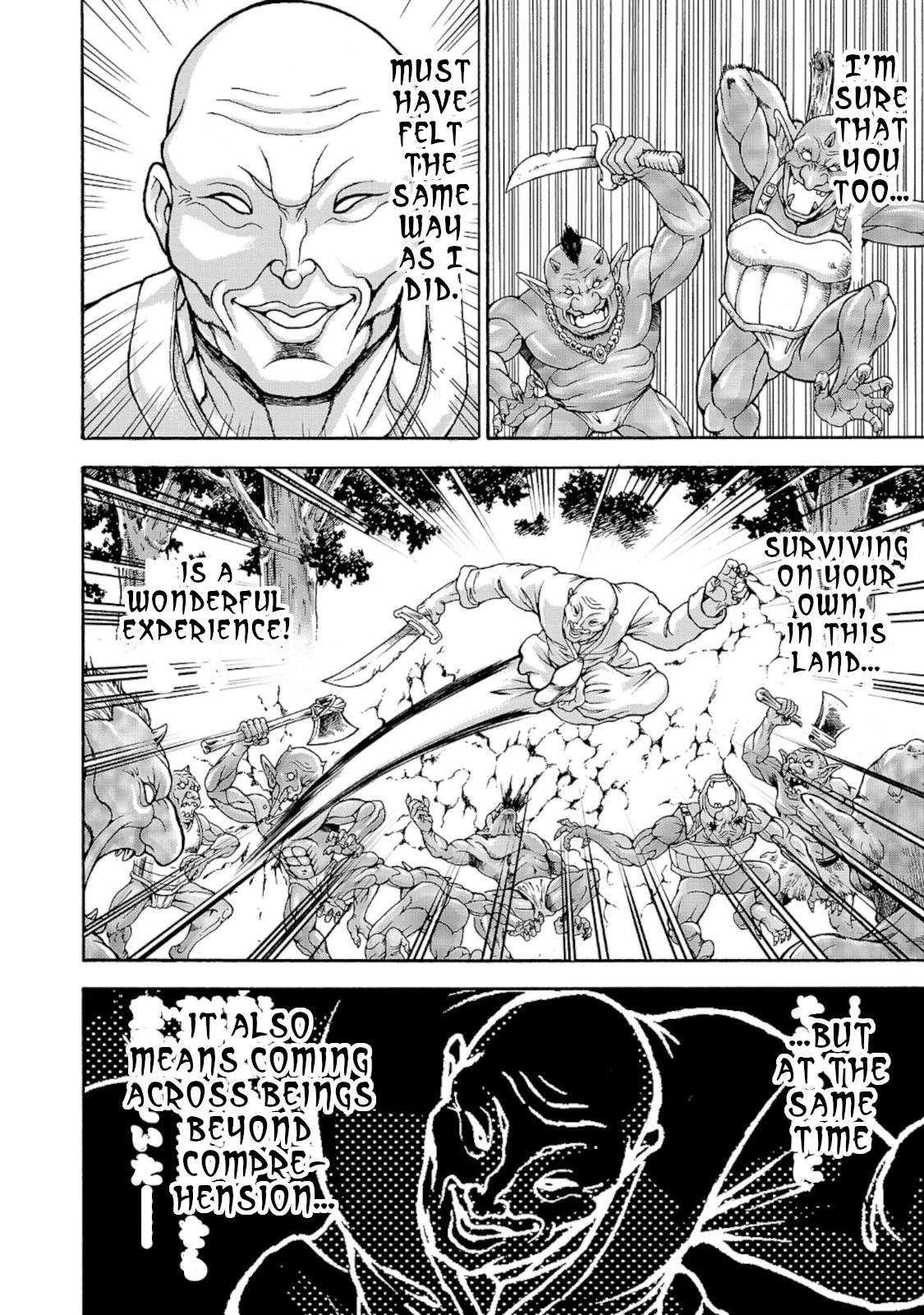 Baki Side Story - Retsu Kaioh Doesn't Mind Even if it's in another World chapter 36 page 6