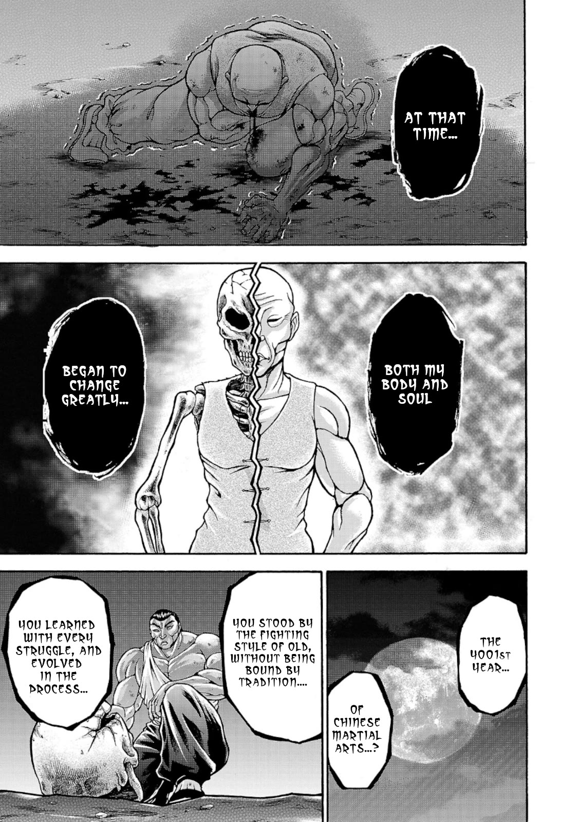 Baki Side Story - Retsu Kaioh Doesn't Mind Even if it's in another World chapter 36 page 7