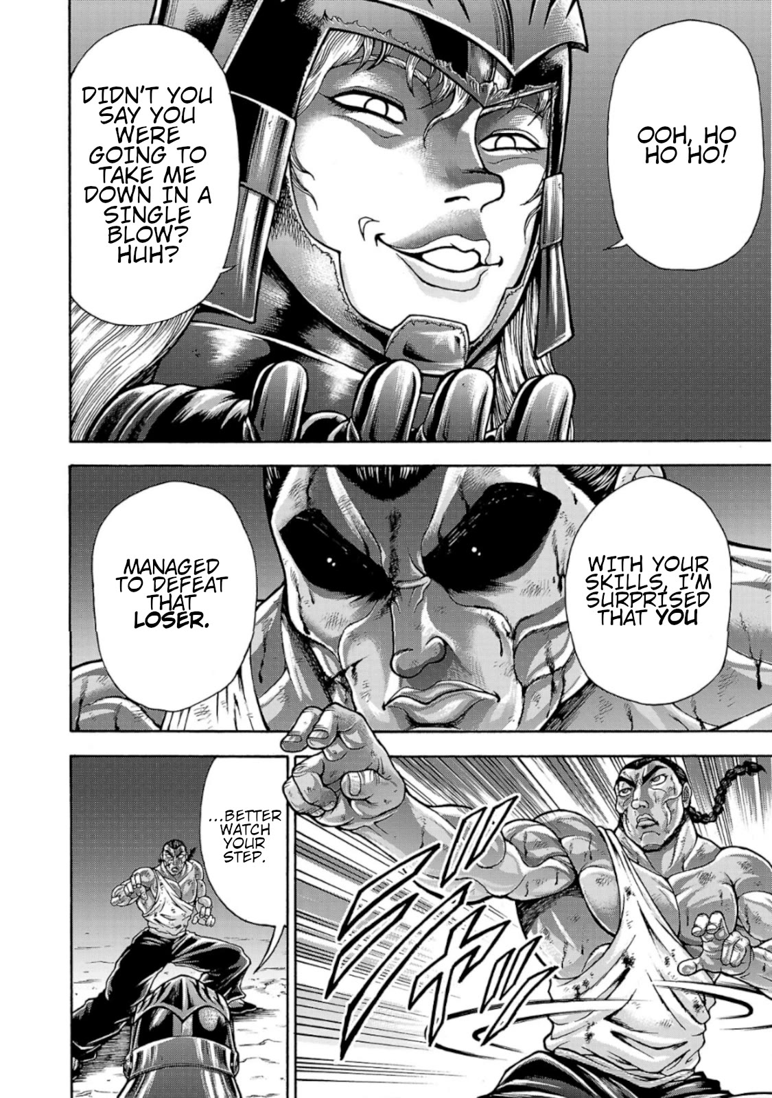 Baki Side Story - Retsu Kaioh Doesn't Mind Even if it's in another World chapter 37 page 12