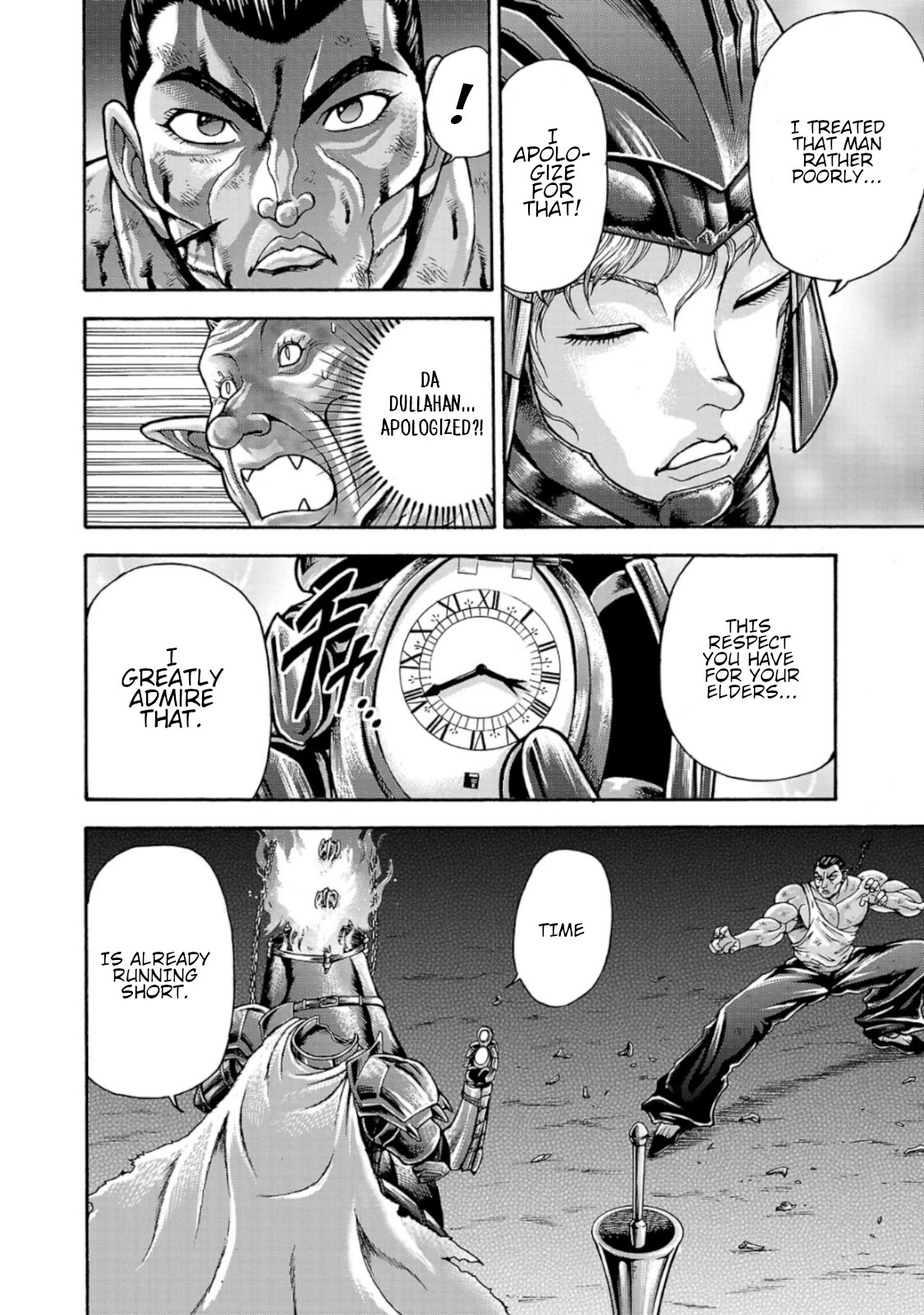 Baki Side Story - Retsu Kaioh Doesn't Mind Even if it's in another World chapter 37 page 6