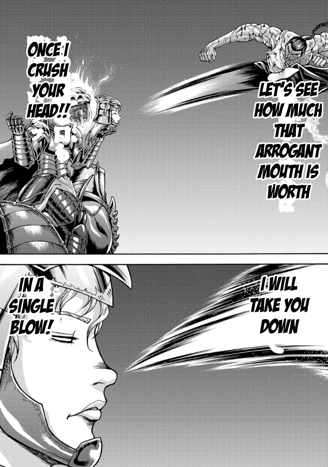 Baki Side Story - Retsu Kaioh Doesn't Mind Even if it's in another World chapter 37 page 8