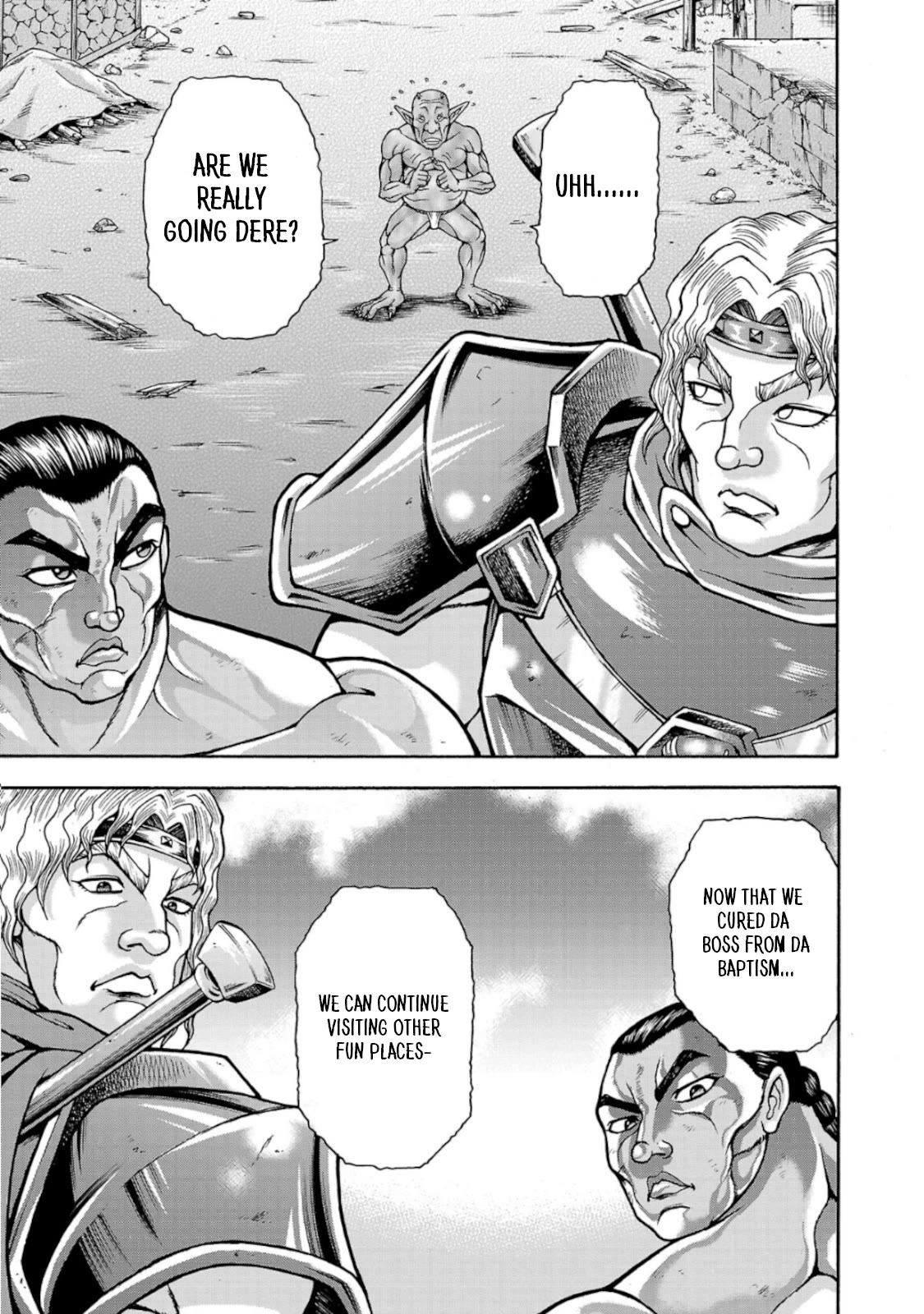 Baki Side Story - Retsu Kaioh Doesn't Mind Even if it's in another World chapter 38 page 16