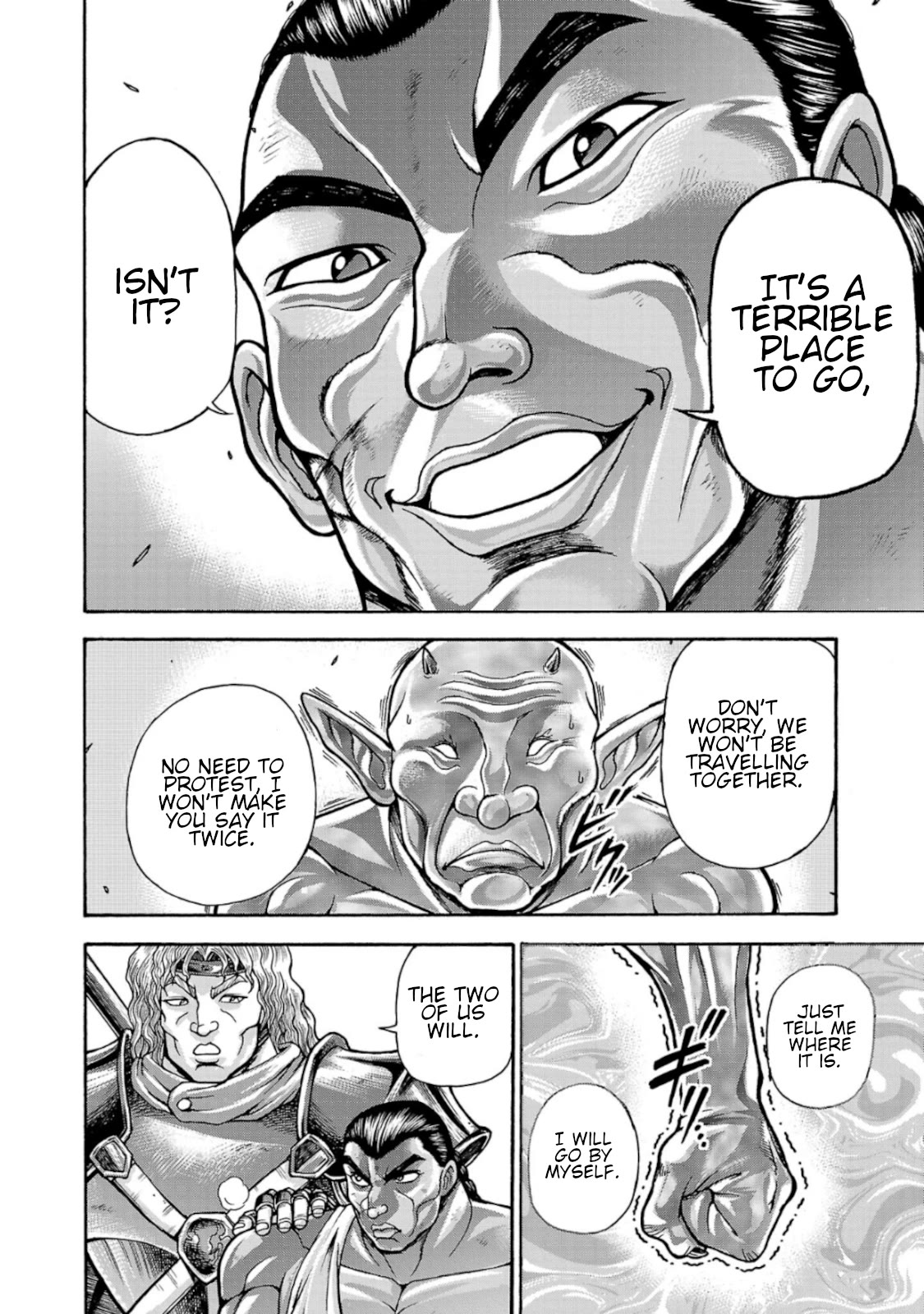 Baki Side Story - Retsu Kaioh Doesn't Mind Even if it's in another World chapter 38 page 17