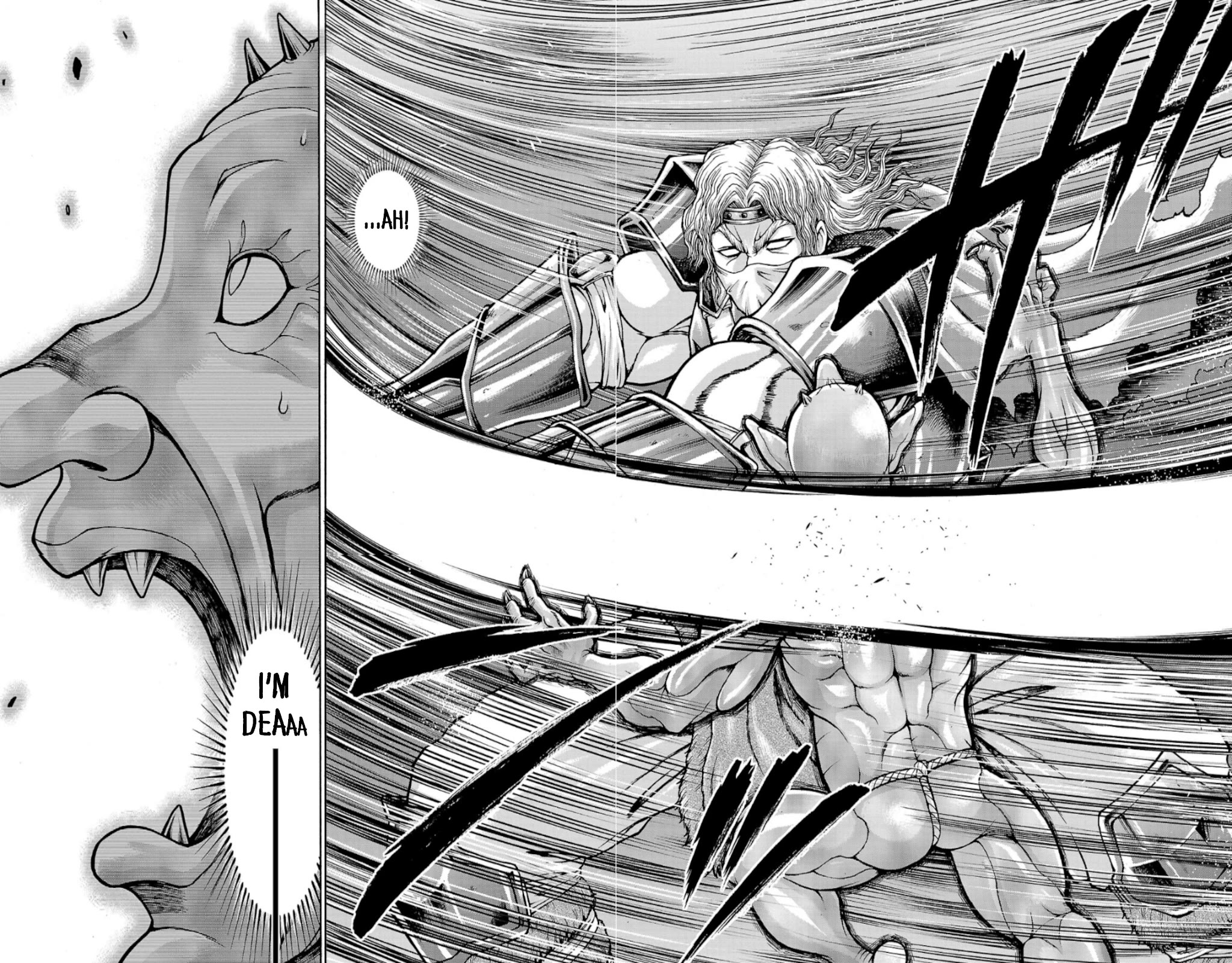 Baki Side Story - Retsu Kaioh Doesn't Mind Even if it's in another World chapter 38 page 4