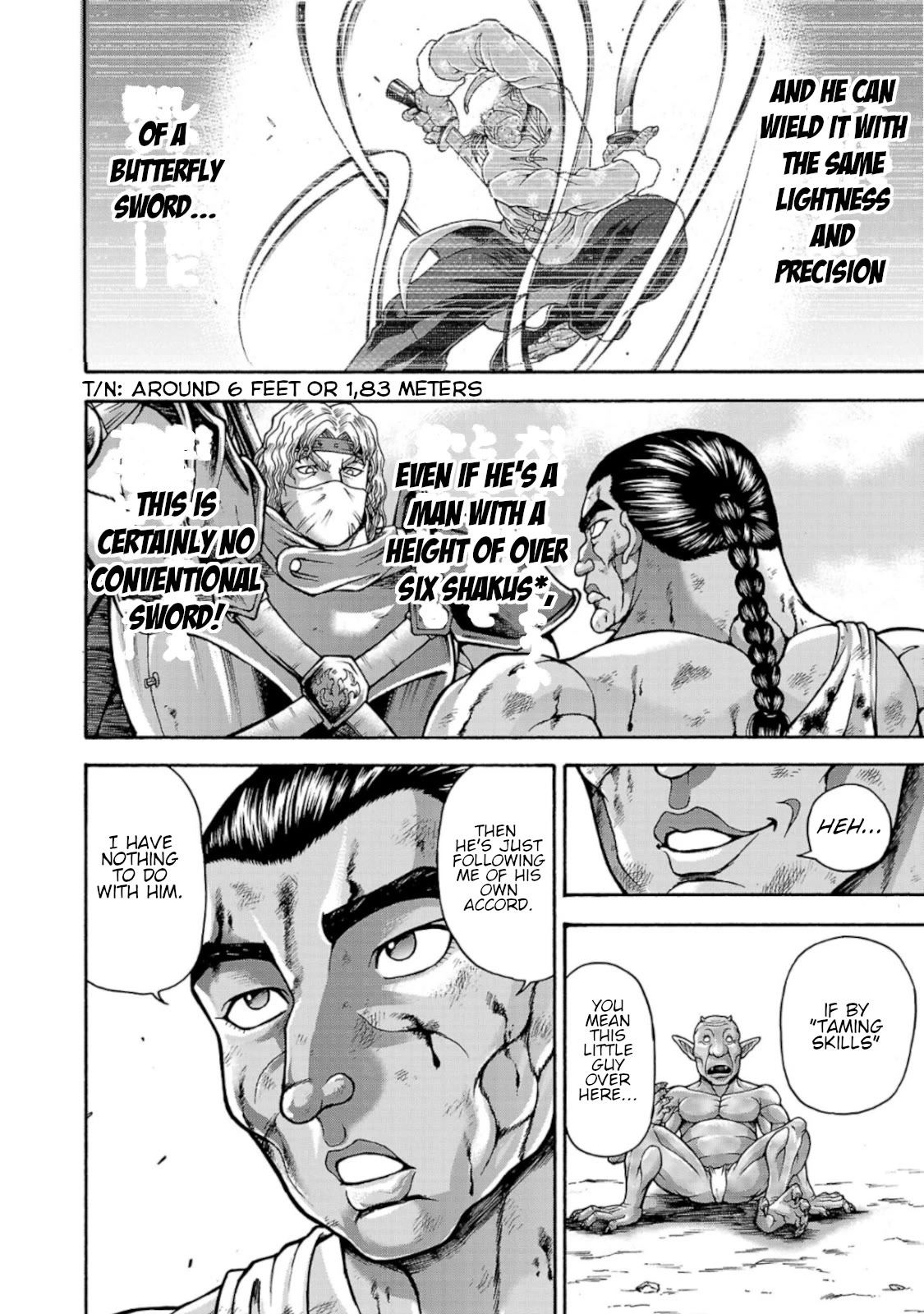 Baki Side Story - Retsu Kaioh Doesn't Mind Even if it's in another World chapter 38 page 7