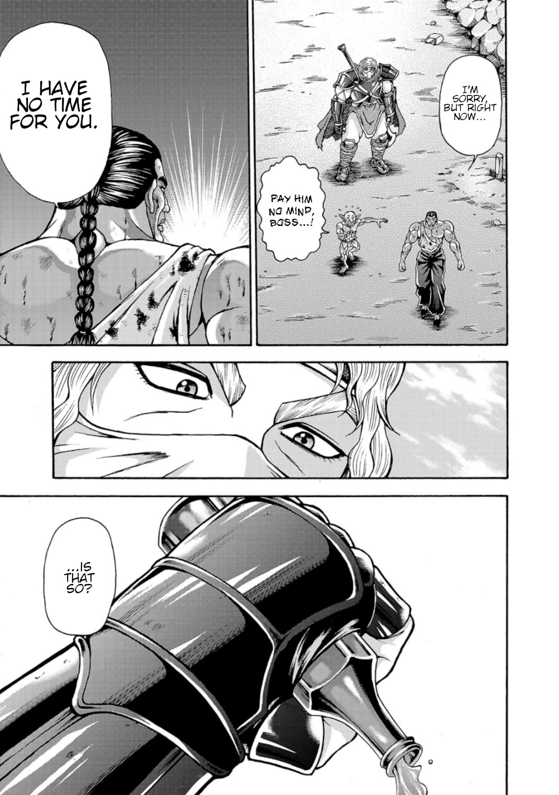 Baki Side Story - Retsu Kaioh Doesn't Mind Even if it's in another World chapter 38 page 8