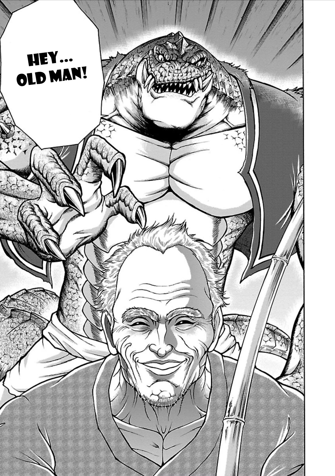 Baki Side Story - Retsu Kaioh Doesn't Mind Even if it's in another World chapter 4 page 14