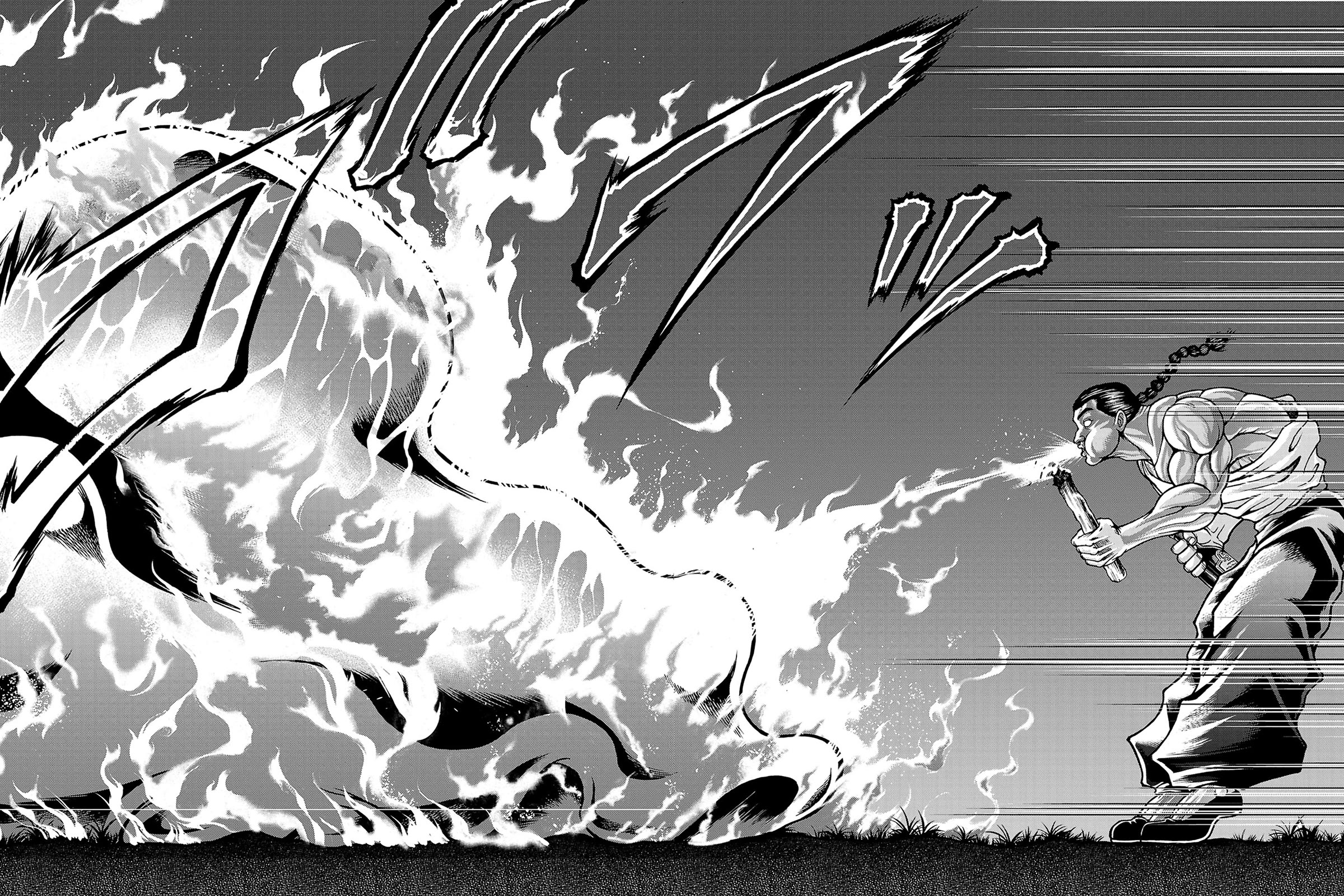 Baki Side Story - Retsu Kaioh Doesn't Mind Even if it's in another World chapter 40 page 12