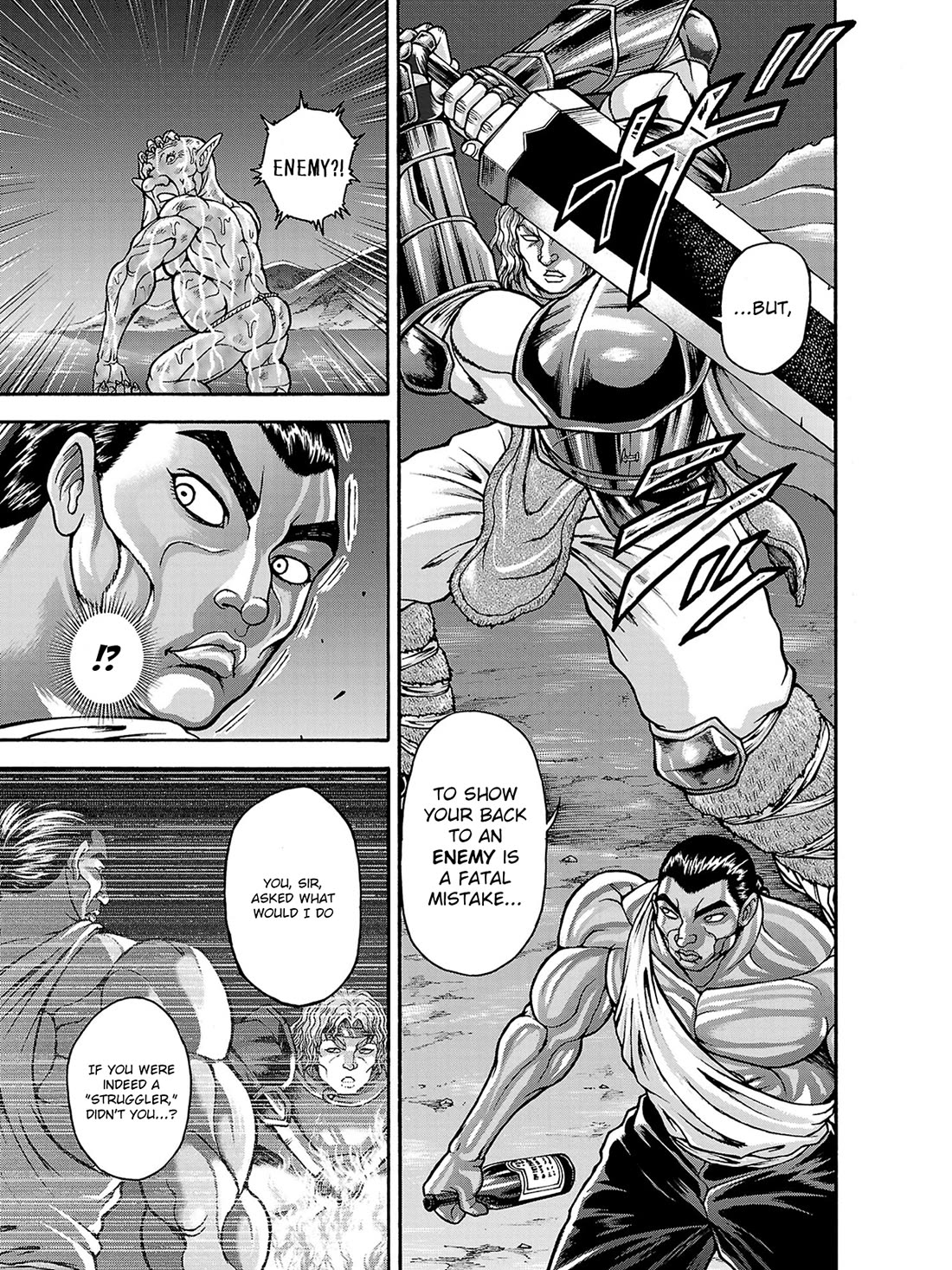 Baki Side Story - Retsu Kaioh Doesn't Mind Even if it's in another World chapter 40 page 16