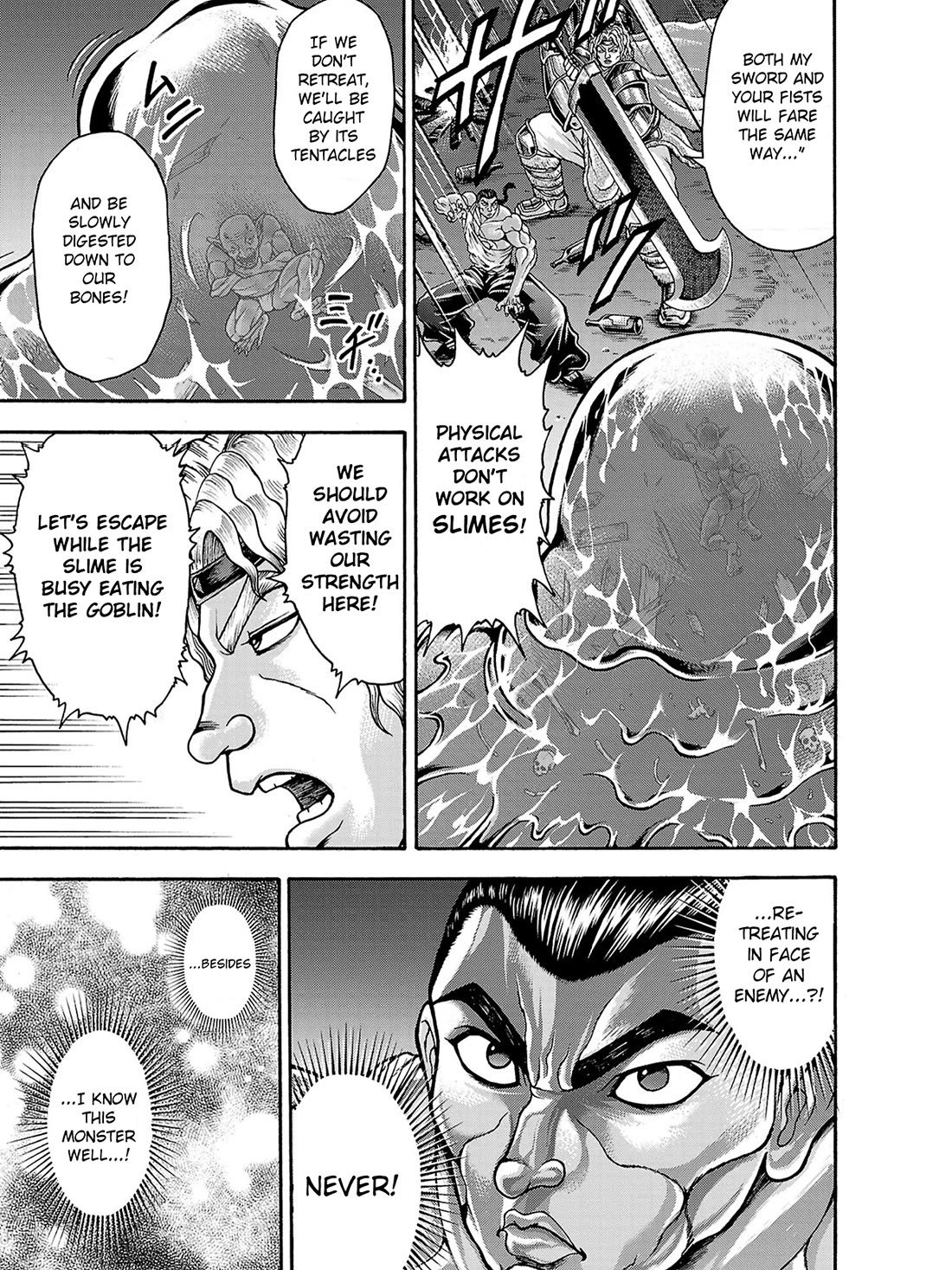 Baki Side Story - Retsu Kaioh Doesn't Mind Even if it's in another World chapter 40 page 5