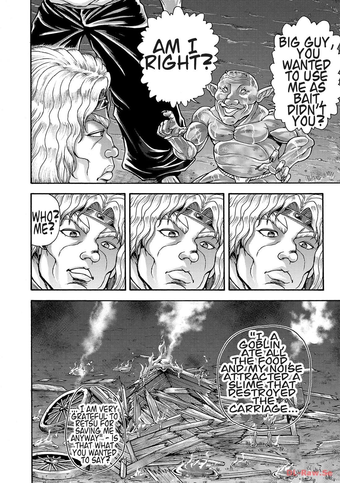 Baki Side Story - Retsu Kaioh Doesn't Mind Even if it's in another World chapter 41 page 8