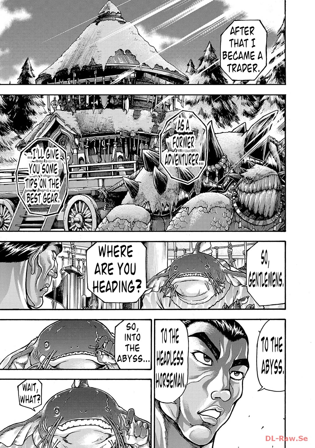 Baki Side Story - Retsu Kaioh Doesn't Mind Even if it's in another World chapter 42 page 13