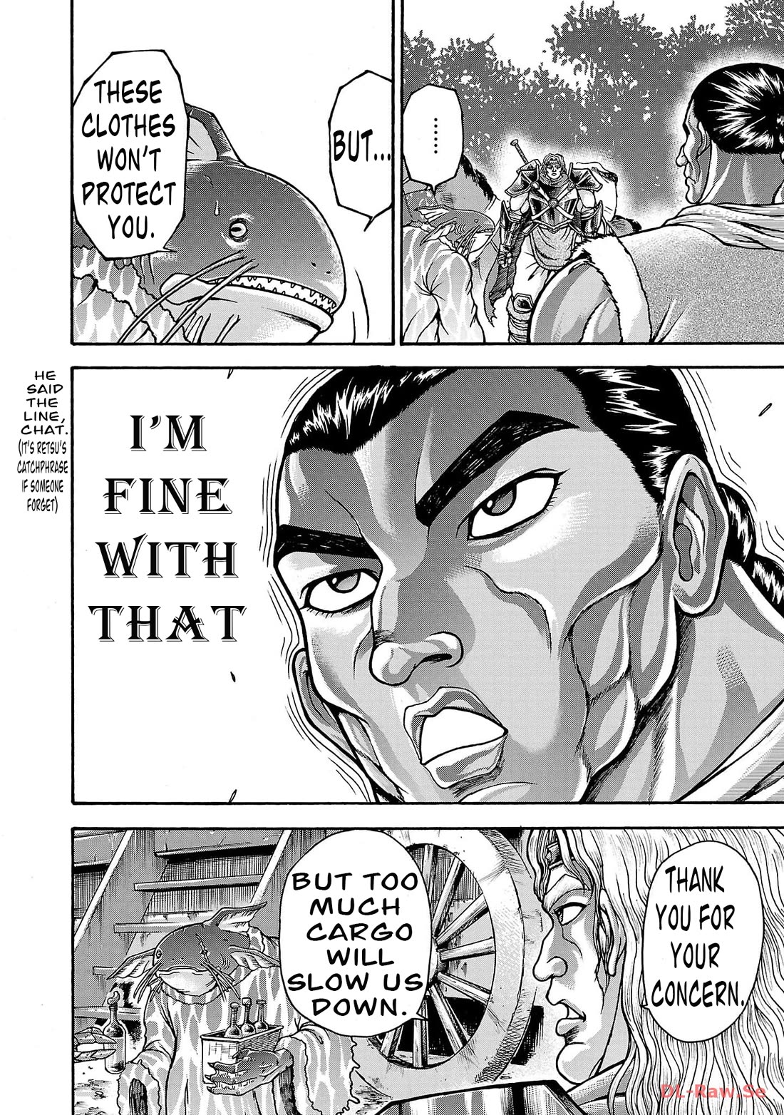 Baki Side Story - Retsu Kaioh Doesn't Mind Even if it's in another World chapter 42 page 16