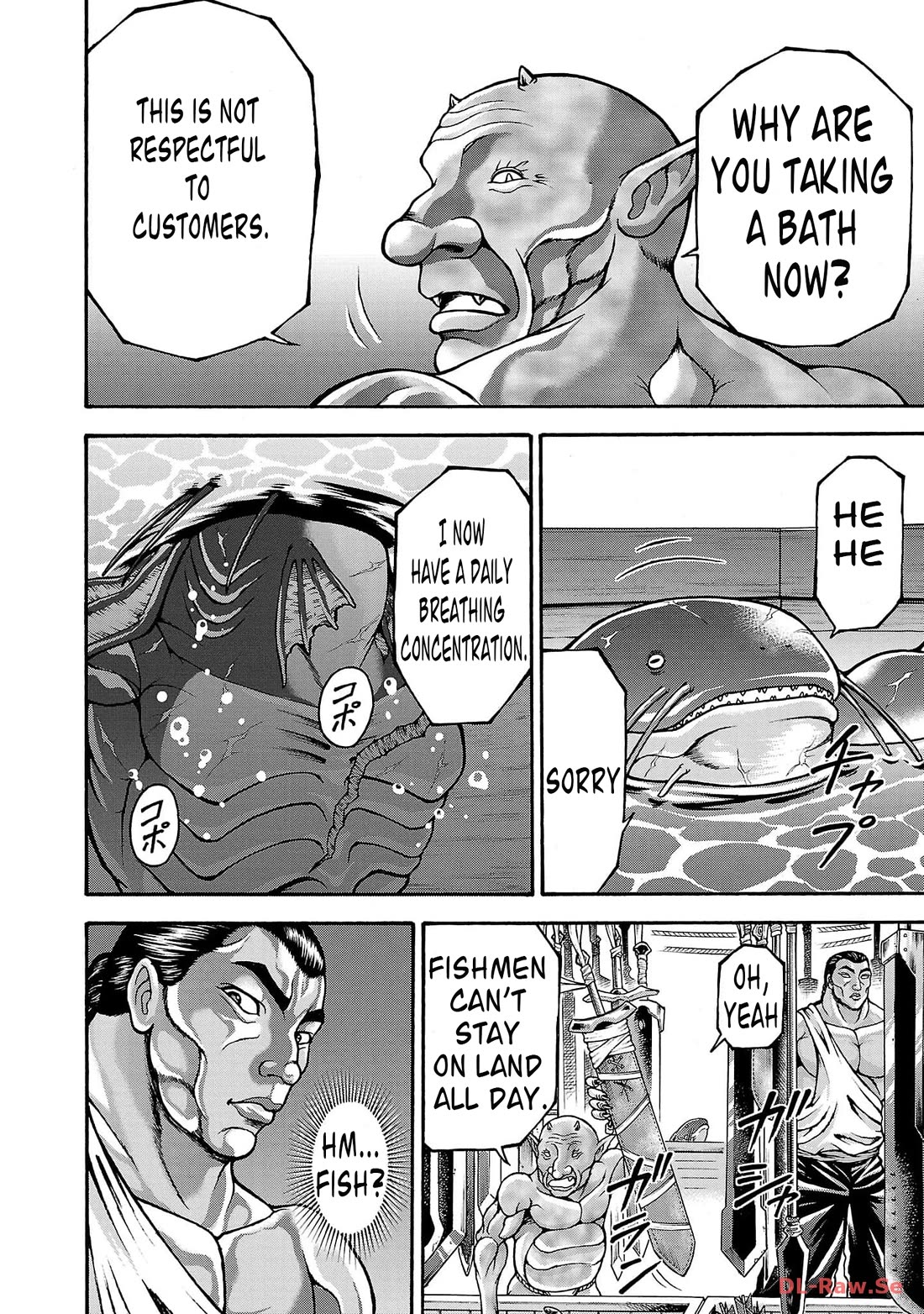 Baki Side Story - Retsu Kaioh Doesn't Mind Even if it's in another World chapter 42 page 4