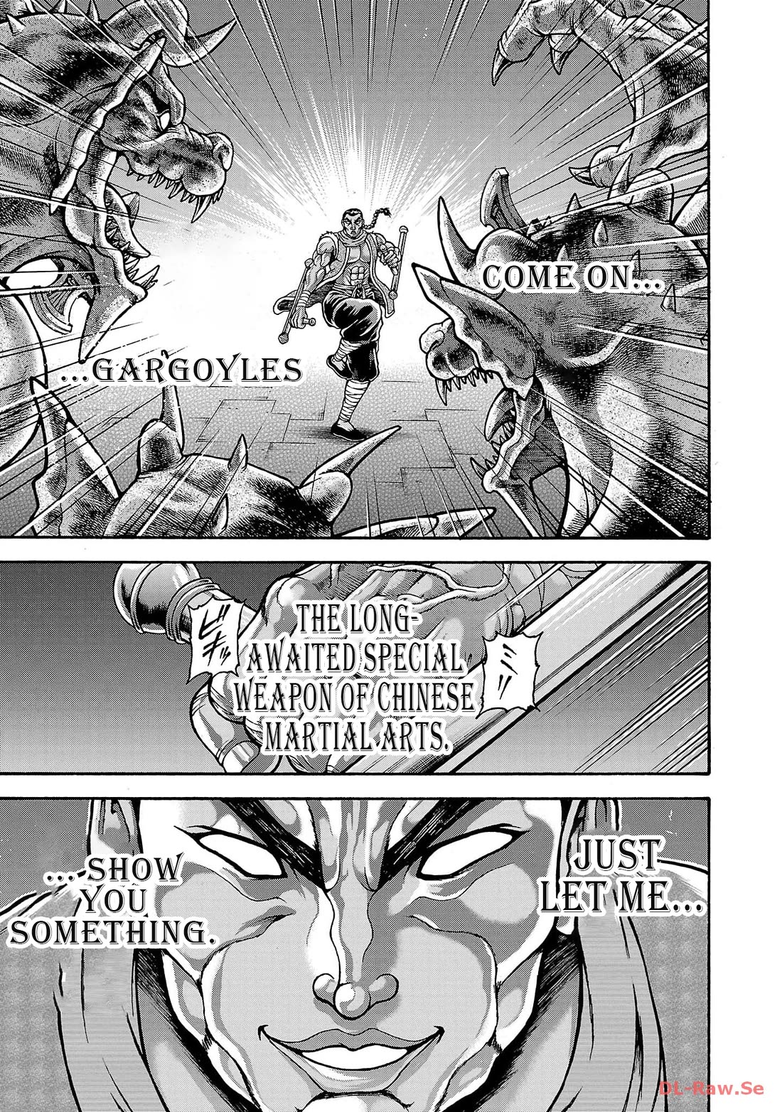 Baki Side Story - Retsu Kaioh Doesn't Mind Even if it's in another World chapter 44 page 9