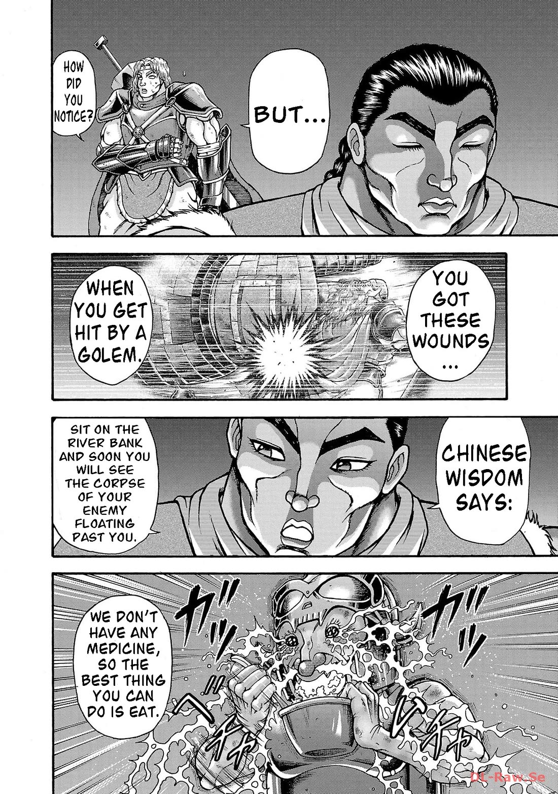 Baki Side Story - Retsu Kaioh Doesn't Mind Even if it's in another World chapter 48 page 10